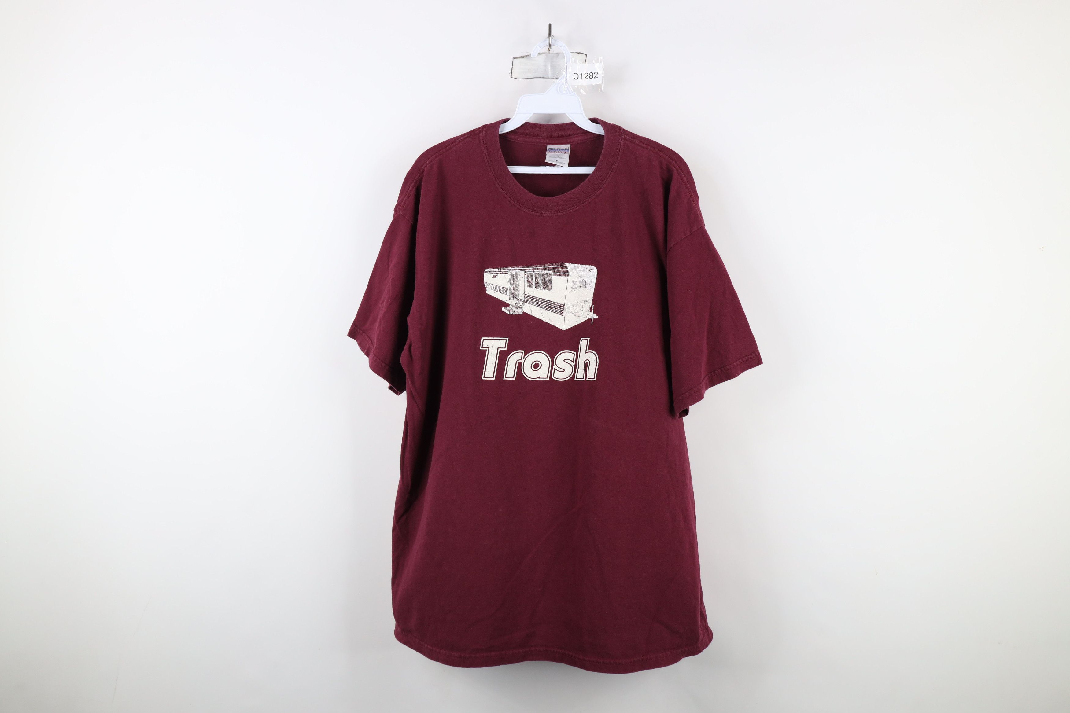 Vintage Vintage 90s Y2K Streetwear Trailer Trash Skateboard T-Shirt Size US XL / EU 56 / 4 - 1 Thumbnail