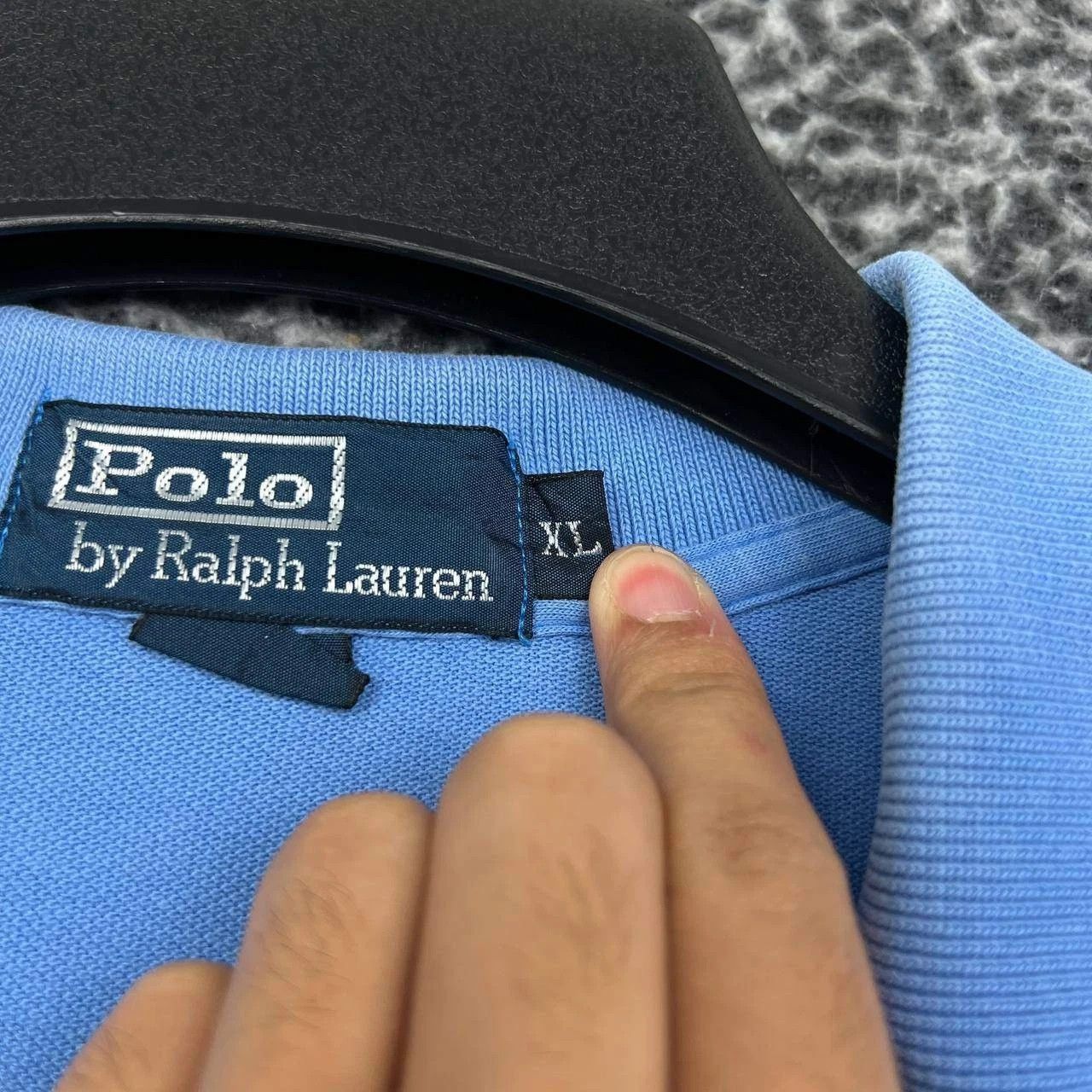 Polo Ralph Lauren Vintage Polo Ralph Lauren Polo Shirt Men XL Blue Cotton Size US XL / EU 56 / 4 - 3 Thumbnail