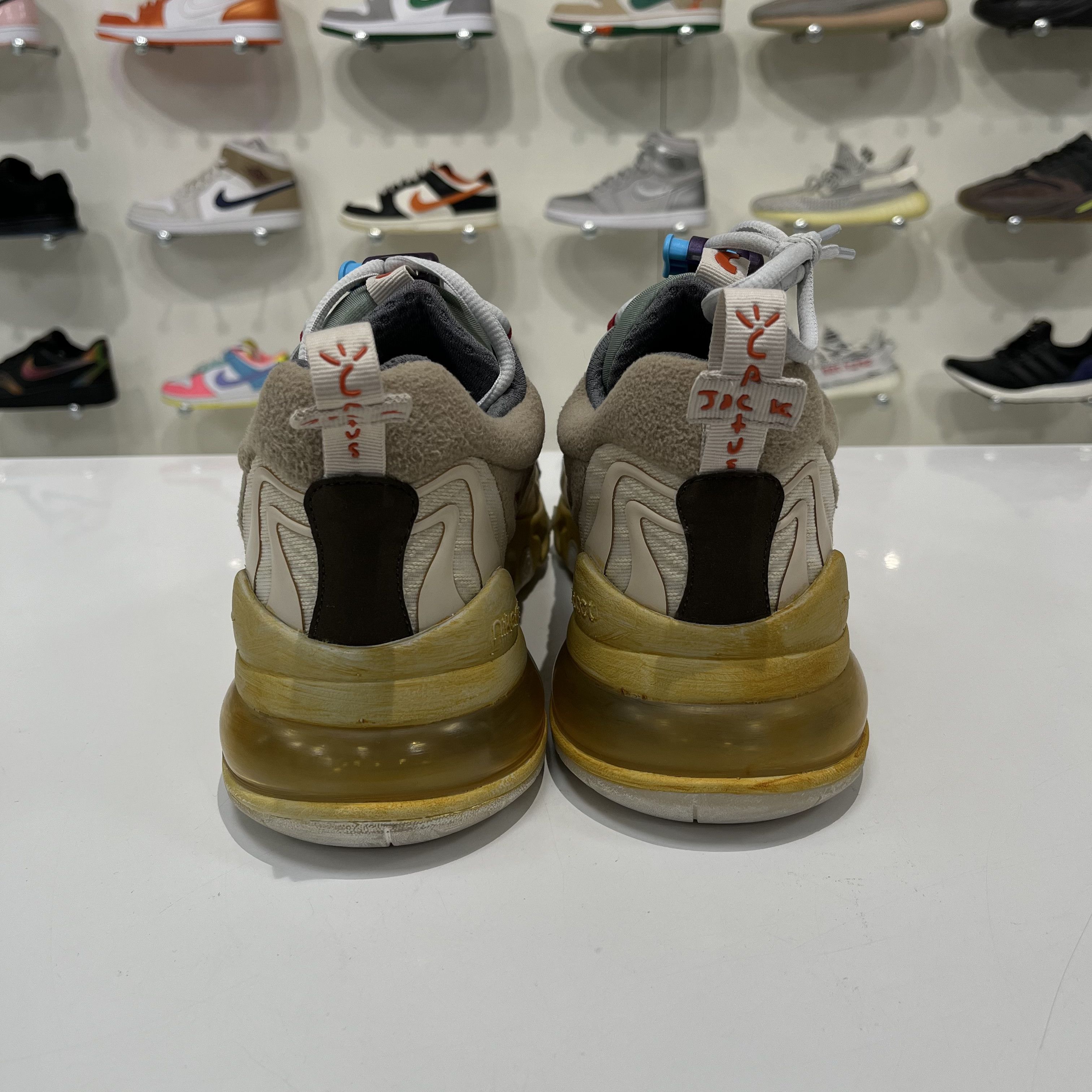 Nike Nike Air Max 270 React Eng Travis Scott Cactus Trails Size US 11 / EU 44 - 3 Thumbnail