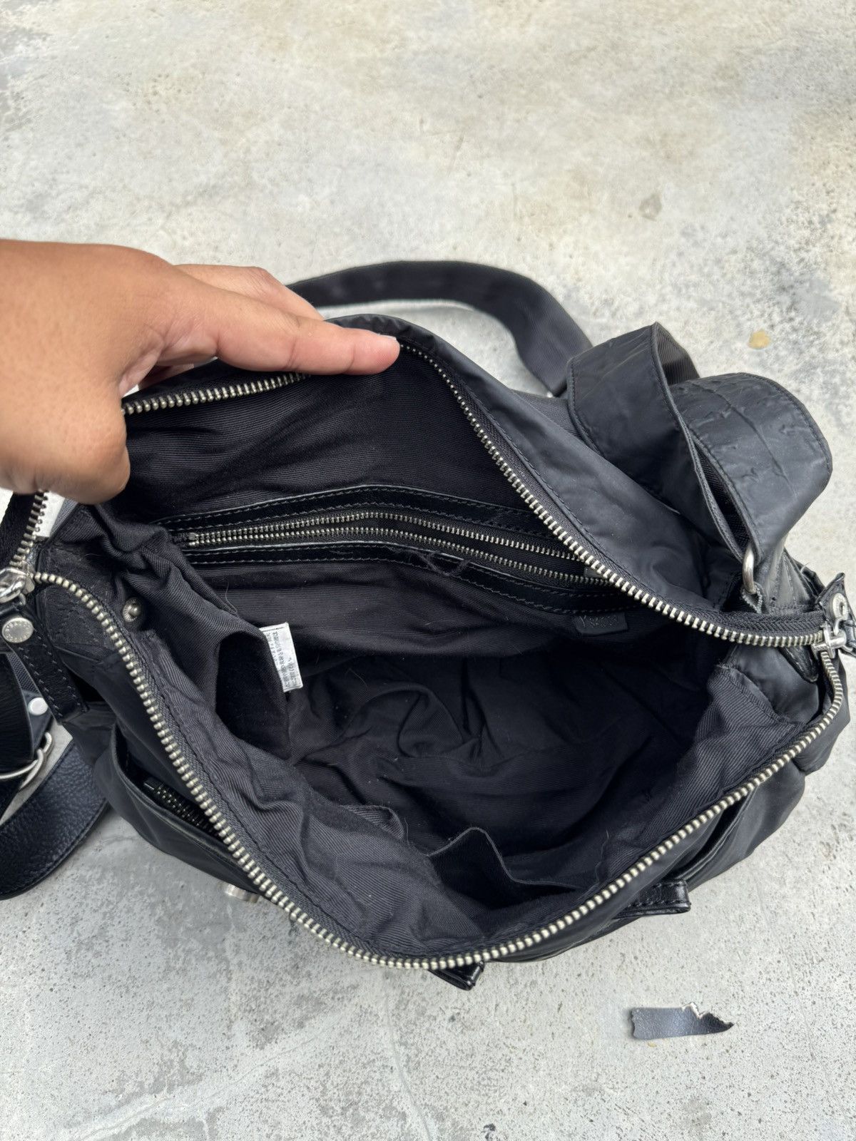 Designer × Y's × Yohji Yamamoto Y’Saccs Y’s Yohji Yamamoto Japan Designer Leather Sling Bag Size ONE SIZE - 6 Thumbnail