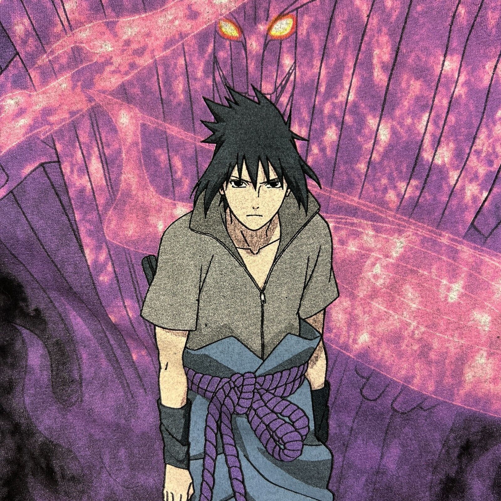 Anime × Vintage Vintage 2007 Naruto Shippuden T Shirt Large Sasuke Anime Tee Size US L / EU 52-54 / 3 - 6 Thumbnail