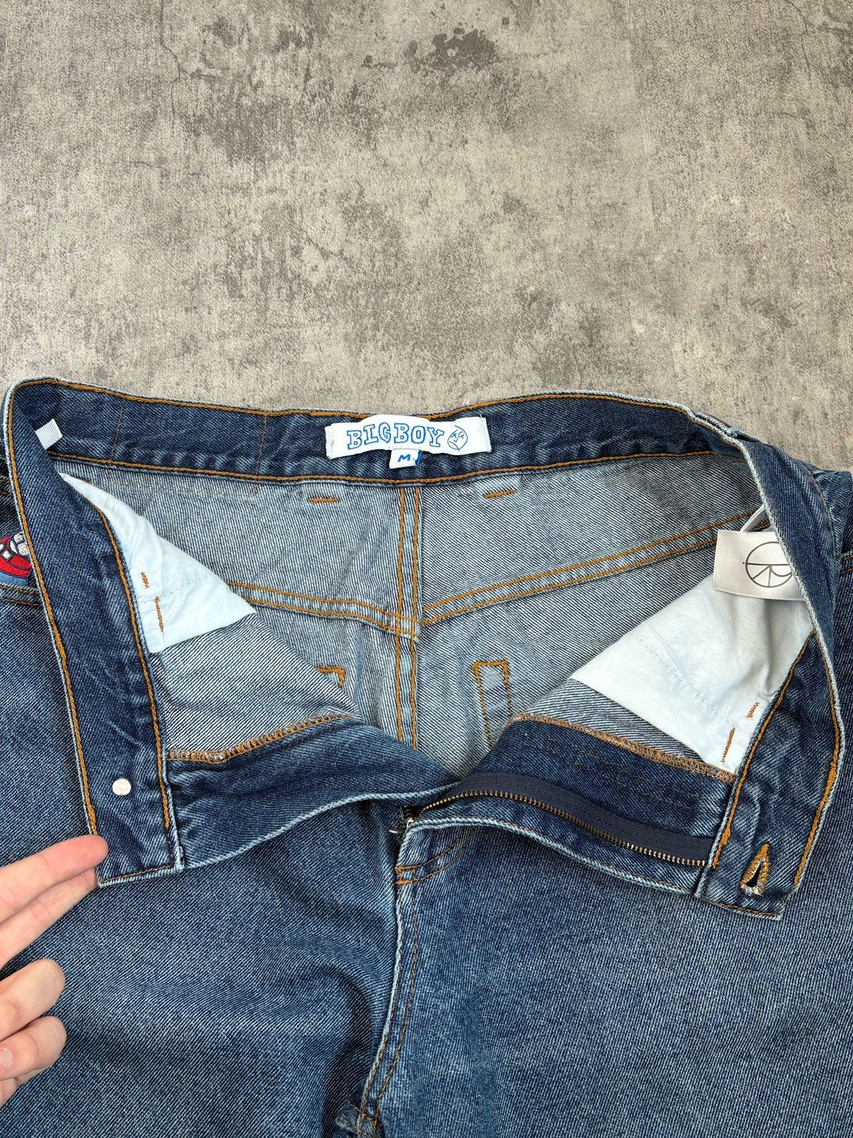 Polar Skate Co. Polar Skate Co. Big Boy Baggy Fit Denim Jeans Size US 34 / EU 50 - 13 Thumbnail