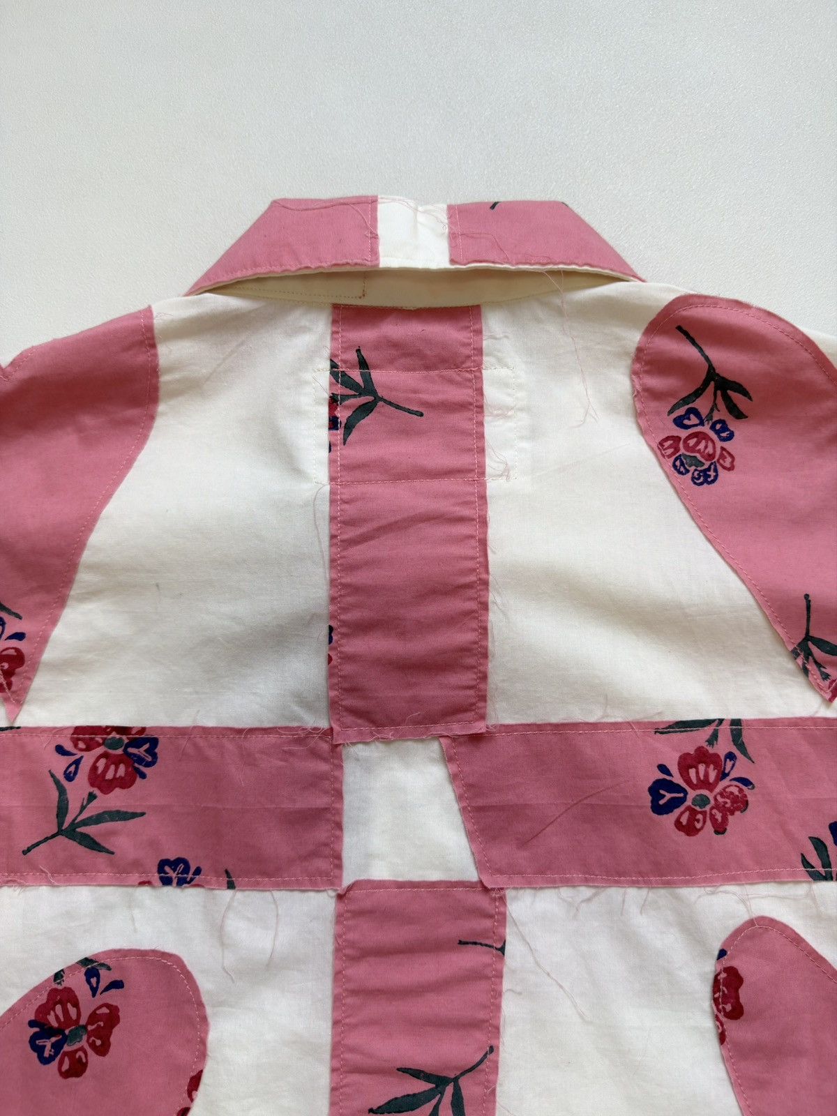 Story Mfg. S/S 24 Sample ‘Patch Work Hearts’ Over Shirt Size US M / EU 48-50 / 2 - 15 Thumbnail