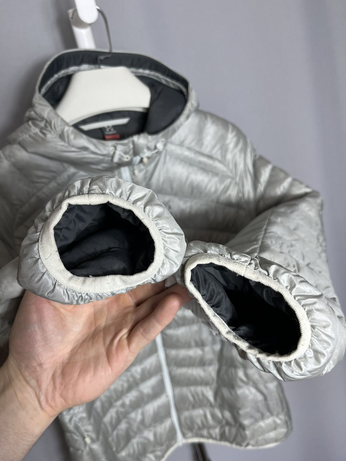 Haglofs Haglöfs Essens Down Hood Silver Womans Jacket Down 800 Size XL / US 12-14 / IT 48-50 - 8 Thumbnail