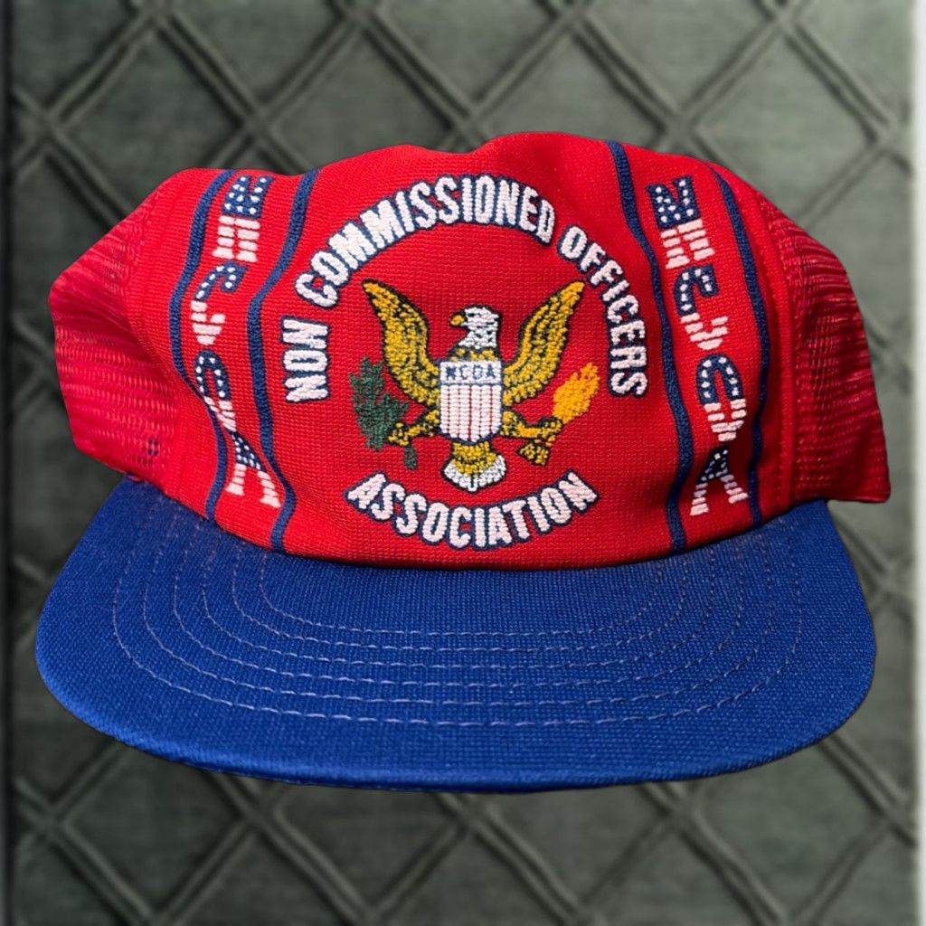 Commission VINTAGE NCOA Hat Trucker Snap-Back Men One Size Red Size ONE SIZE - 1 Thumbnail