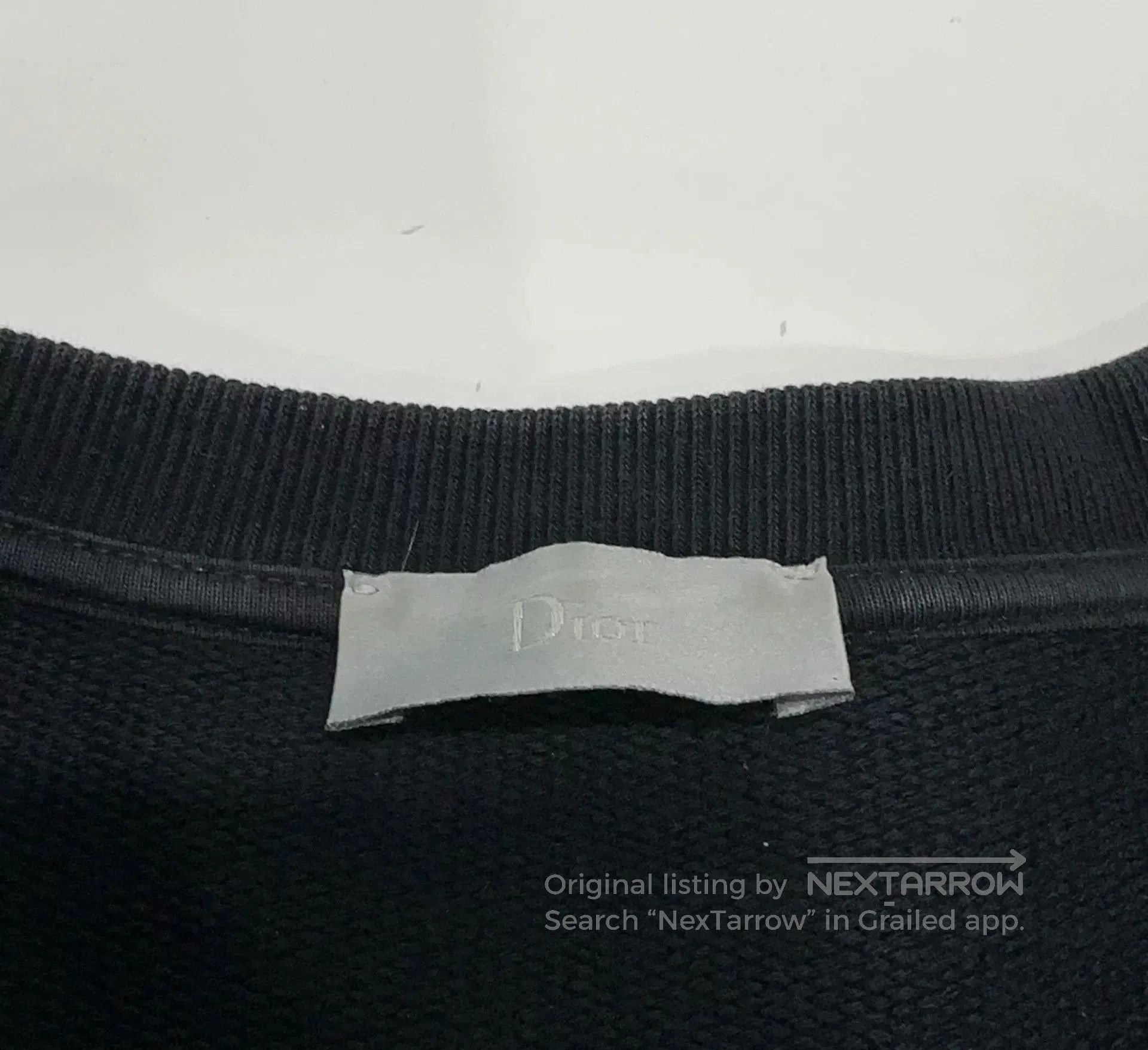 Dior dior black embroidered crew neck sweatshirt. Size US XL / EU 56 / 4 - 3 Thumbnail