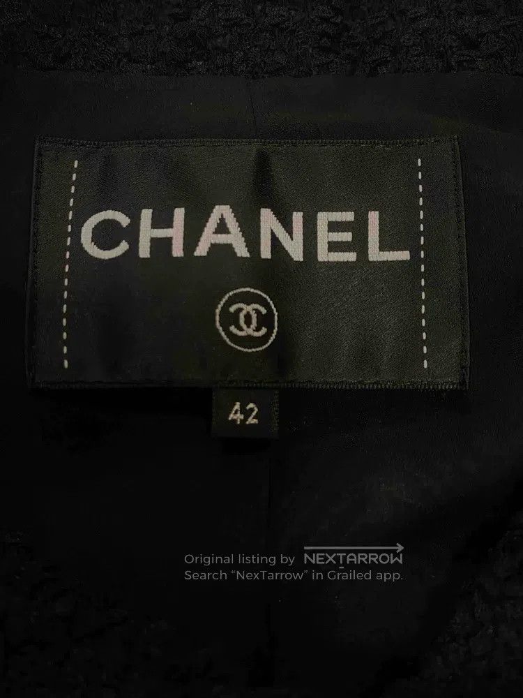 Chanel Chanel 23p black and white checkered tweed two-pocket jack Size M / US 6-8 / IT 42-44 - 6 Thumbnail