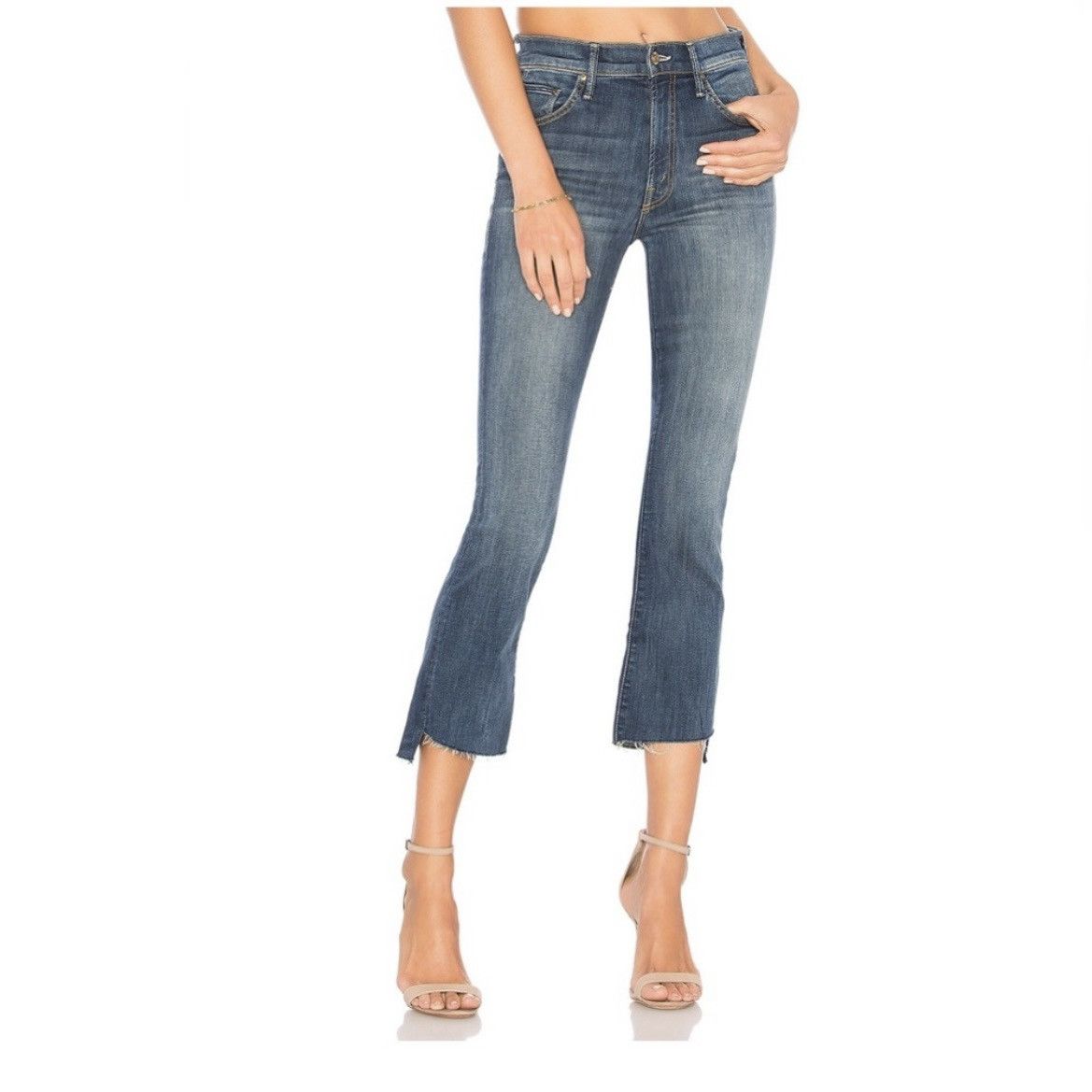 MOTHER MOTHER Insider Crop Step Fray in Not Rough Enough Size 27 Size 27" / US 4 / IT 40 - 2 Thumbnail