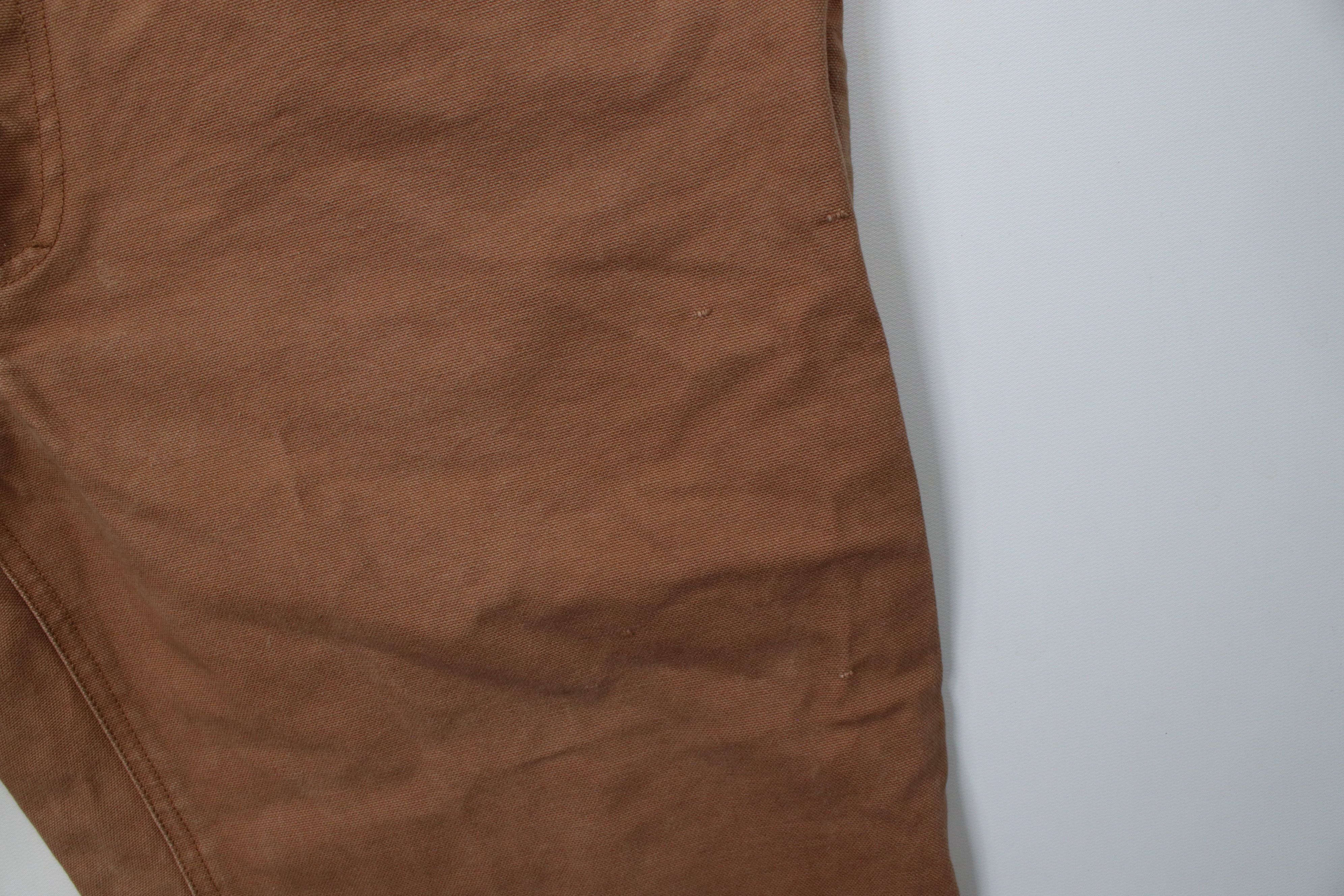 Cabelas × Vintage Vintage 90s Cabelas Distressed Canvas Pants Brown Cotton Size US 34 / EU 50 - 8 Thumbnail