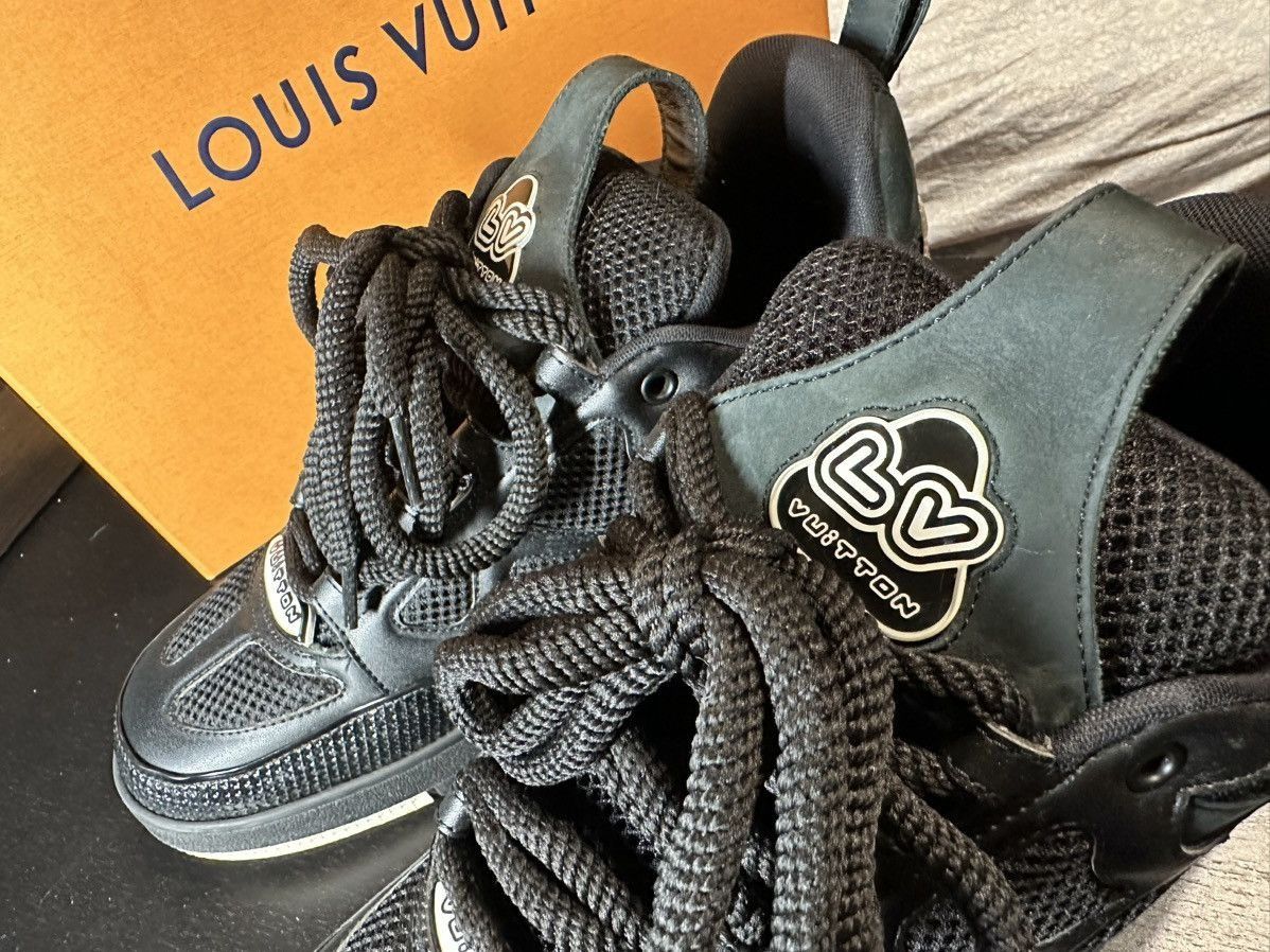 Louis Vuitton Black and White Skate Sneakers Size US 9 / EU 42 - 7 Thumbnail