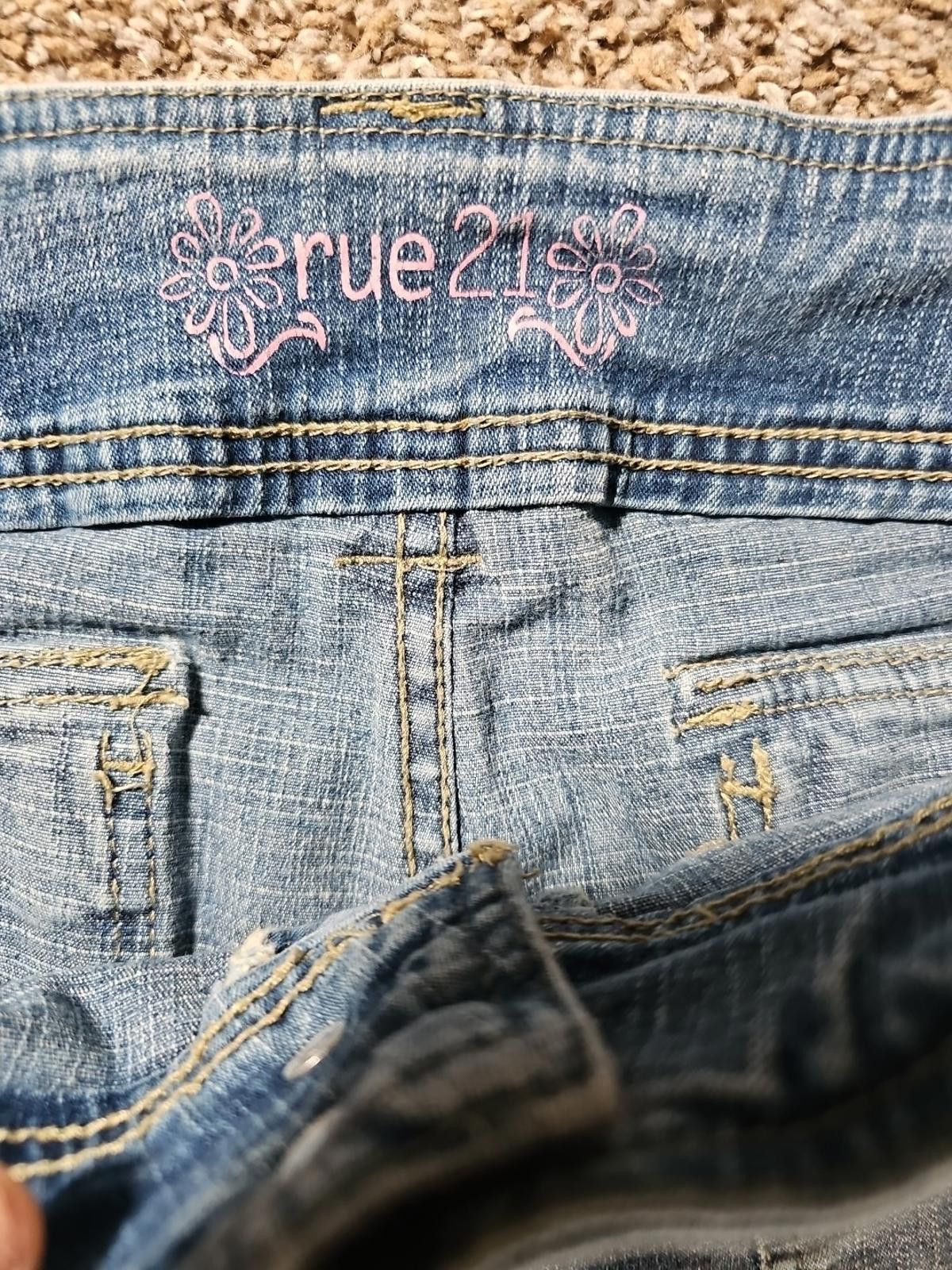rue21 Rue 21 11/12 Flap Pocket Jeans Size 34" / US 12 / IT 48 - 3 Thumbnail