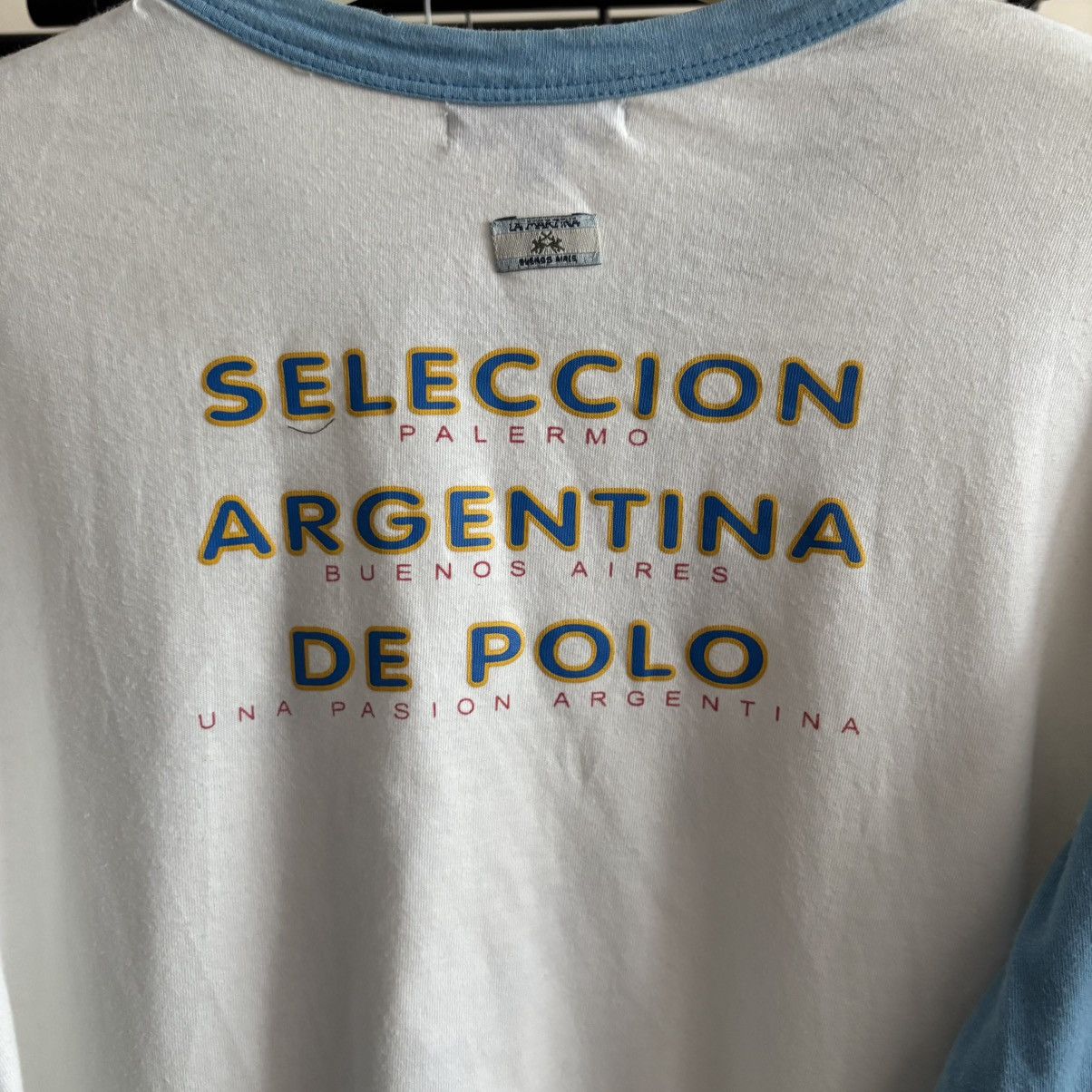 La Martina Vintage Y2K La Martina Argentina Punk Long-Sleeve ERD Style Size US L / EU 52-54 / 3 - 4 Thumbnail