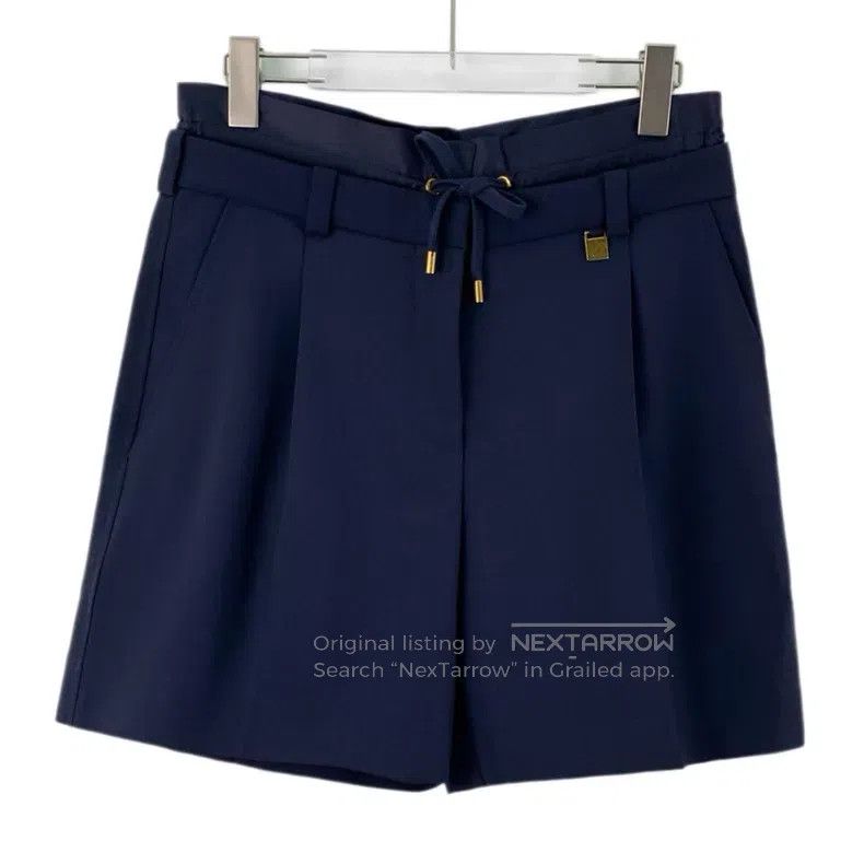 Louis Vuitton Louis Vuitton 23 navy wool drawstring casual straight leg Size US 38 / EU 54 - 1 Thumbnail