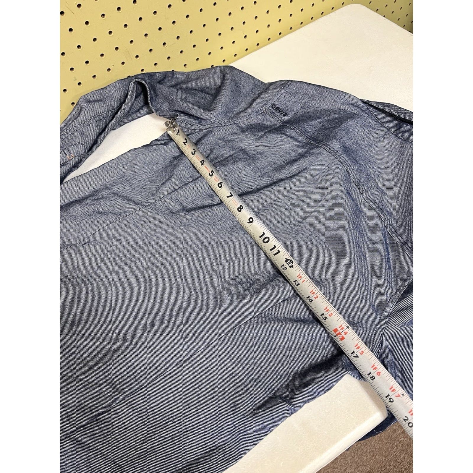Orvis Orvis Shirt Women’s Pearl Snap Long Sleeve Chambray Blue Western Pocket Small S Casual Button-Up Size S / US 4 / IT 40 - 6 Thumbnail
