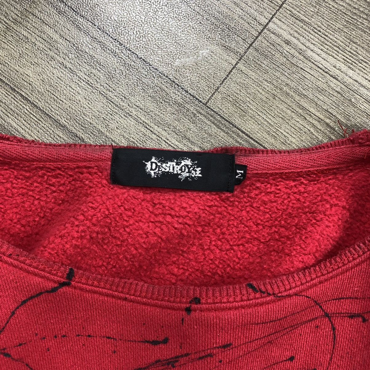 If Six Was Nine × Japanese Brand × Le Grande Bleu (L.G.B.) 2000s Destroy Distressed Painted Lgb Punk Style Sweatshirt Size US S / EU 44-46 / 1 - 6 Thumbnail