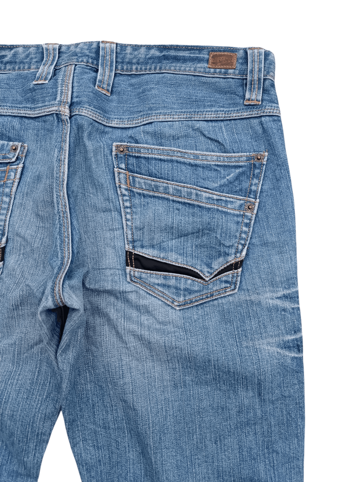 Japanese Brand FLARED 🔥 Nicole Club For Men Multi Pocket Whiskers Denim Size US 34 / EU 50 - 10 Thumbnail