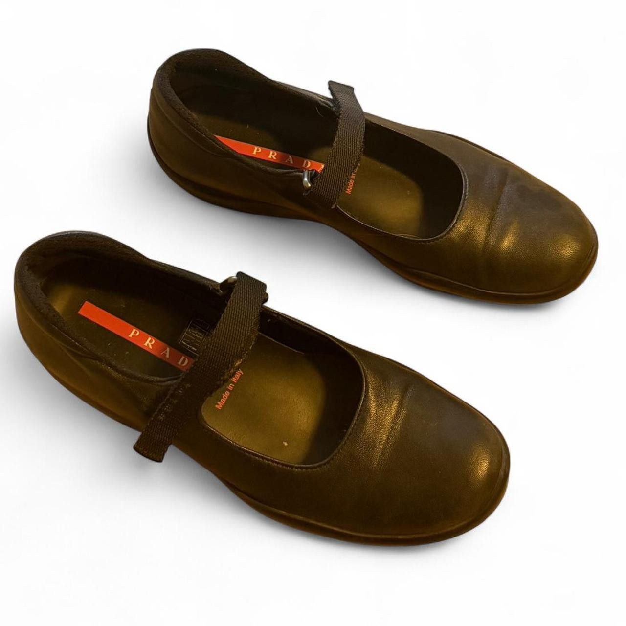 Prada PRADA LEATHER MARY JANE SIZE 39 Size US 8 / IT 38 - 1 Thumbnail
