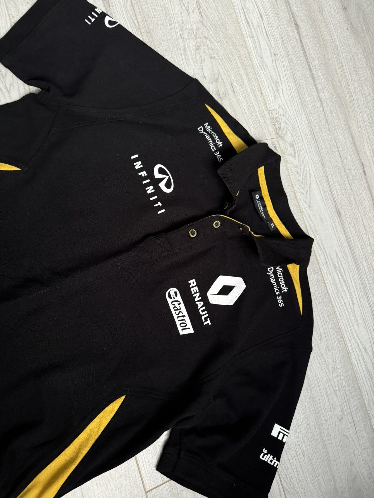 Formula 1 × Vintage Polo Formula 1 team Infiniti Renault Shirt Size US XL / EU 56 / 4 - 4 Thumbnail