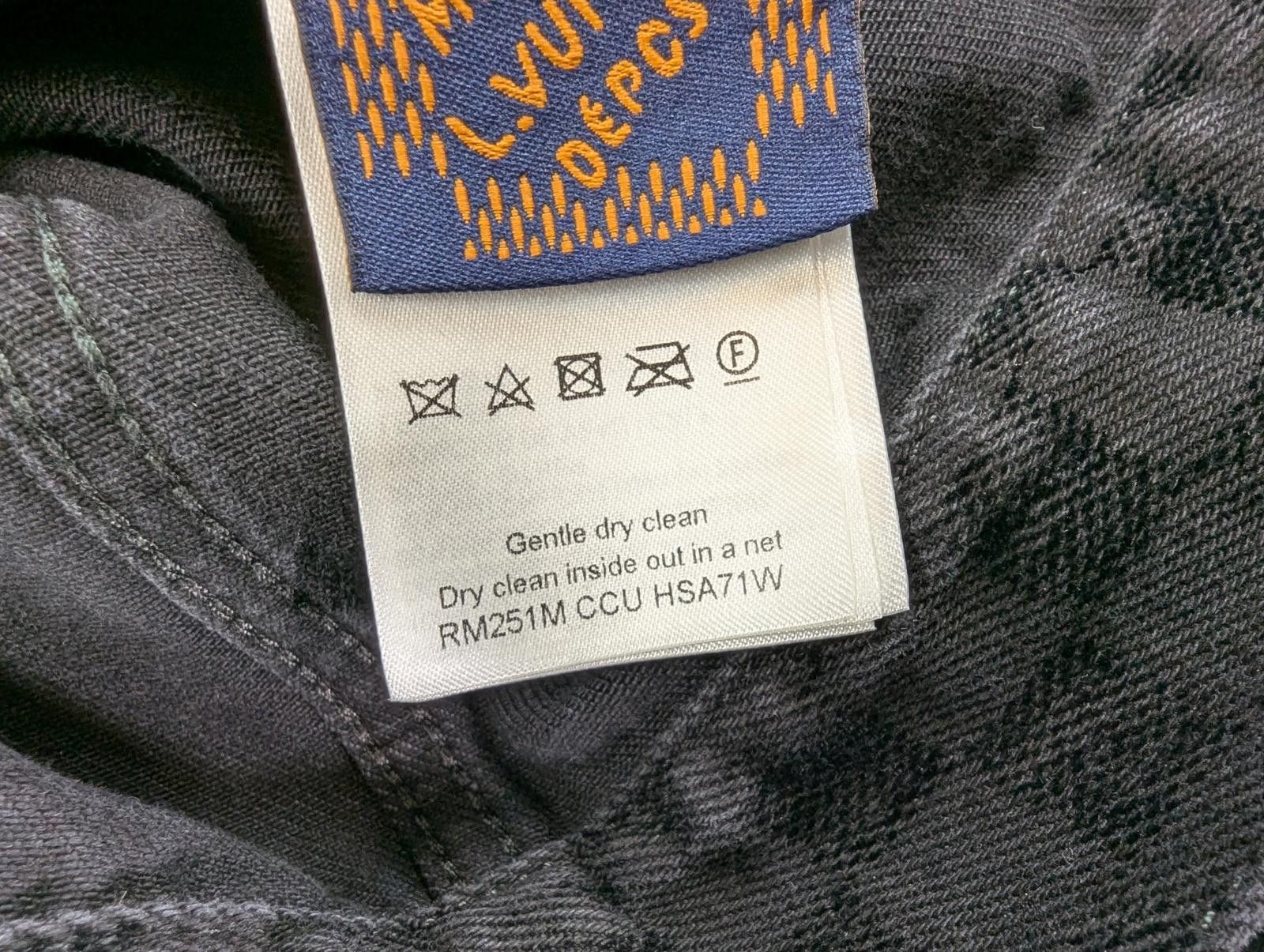 Louis Vuitton Louis Vuitton Damier Ultrablack Flocked Denim Trucker Jacket Size US L / EU 52-54 / 3 - 6 Thumbnail