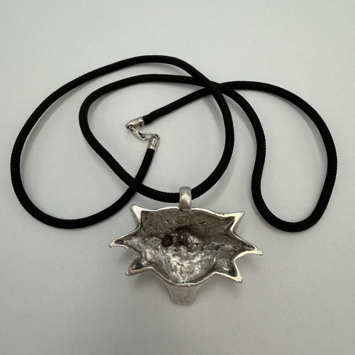 Sterling Silver Vintage 925 Sterling Silver Fantasy Cat Pendant Necklace 34g Size ONE SIZE - 6 Thumbnail