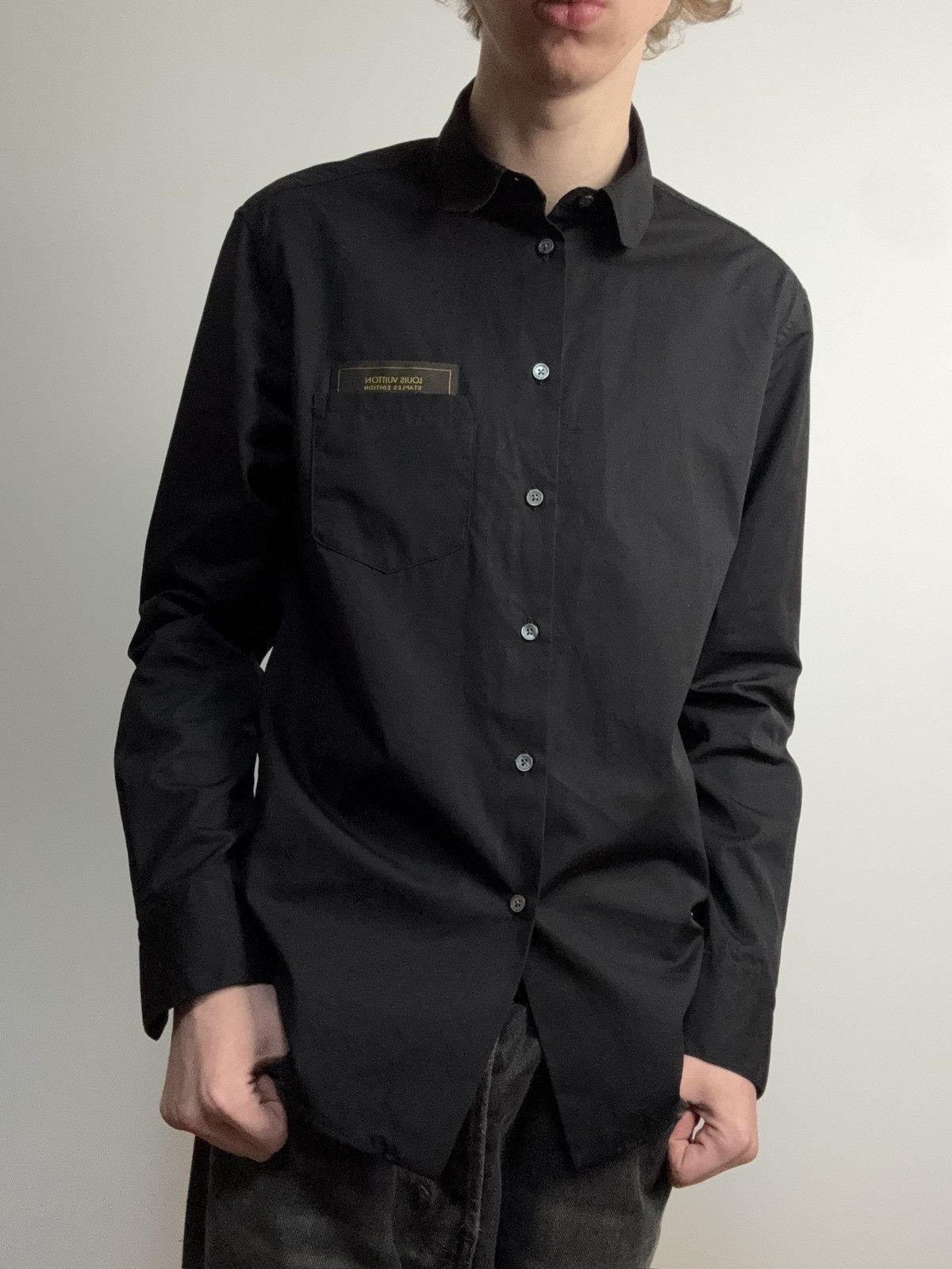 Louis Vuitton Louis Vuitton by Virgil Abloh Staples Edition Black Shirt Size US S / EU 44-46 / 1 - 21 Thumbnail