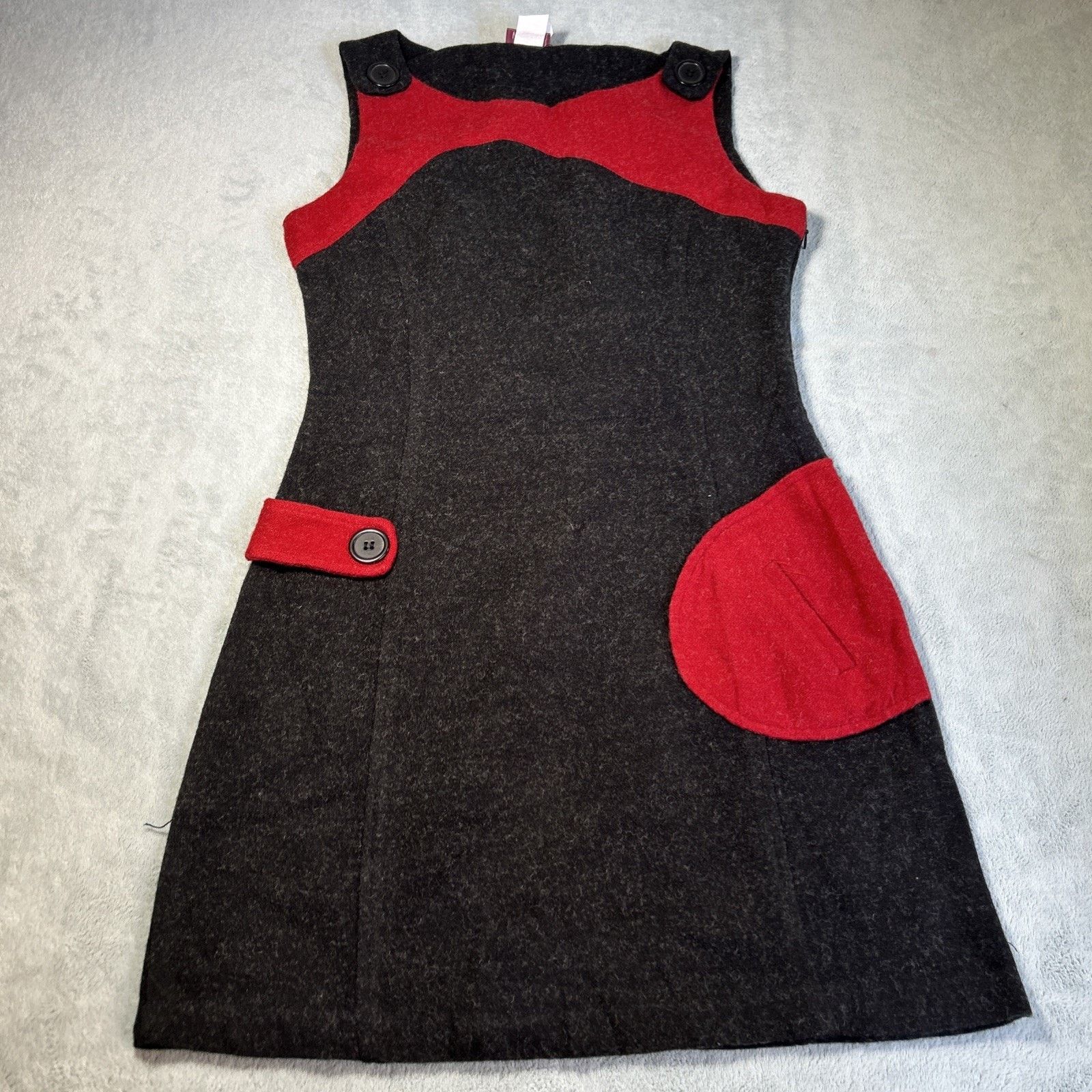 Free People USA Paper Tag Wool Boho Renaissance Dress Small Vintage Size S / US 4 / IT 40 - 1 Thumbnail