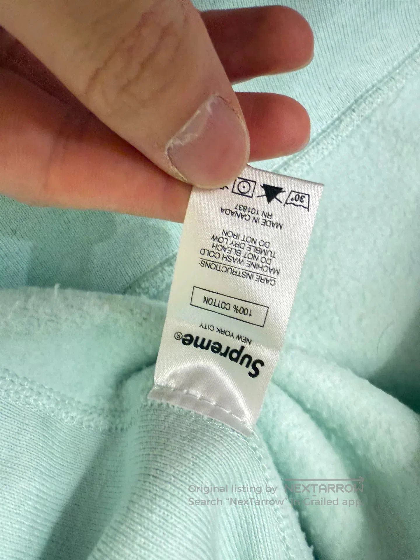 Supreme supreme fw17 box logo ice blue hoodie. Size US M / EU 48-50 / 2 - 6 Thumbnail