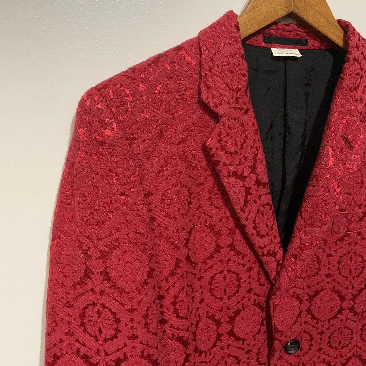 Comme des Garcons Homme Plus Comme des Garcons Homme Plus FW13 Brocade Tassel Blazer Size 38R - 5 Thumbnail