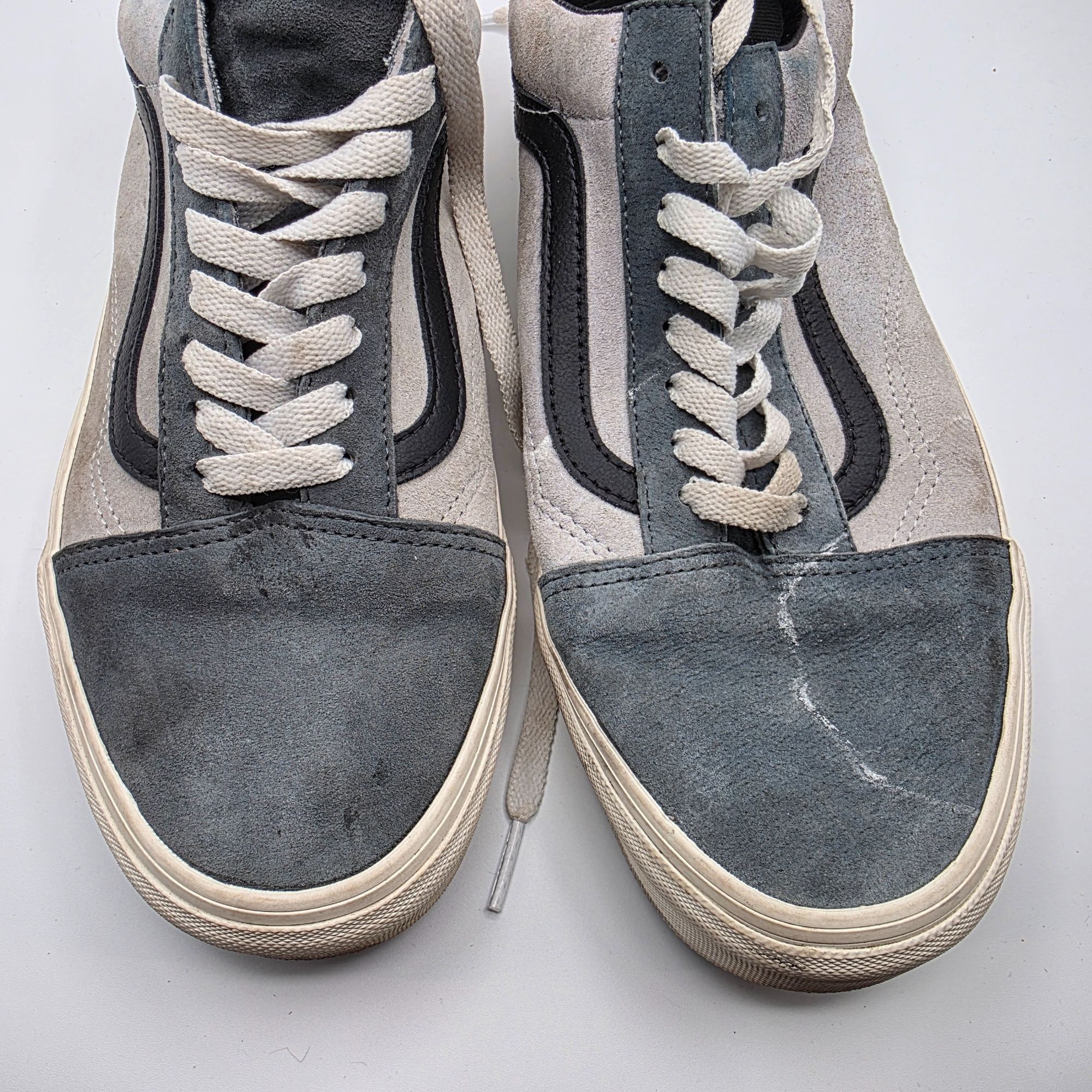 Vans VANS Old Skool Low Pig Suede Mens Size 10.5 Gray Utility Tur Size US 10.5 / EU 43-44 - 10 Thumbnail