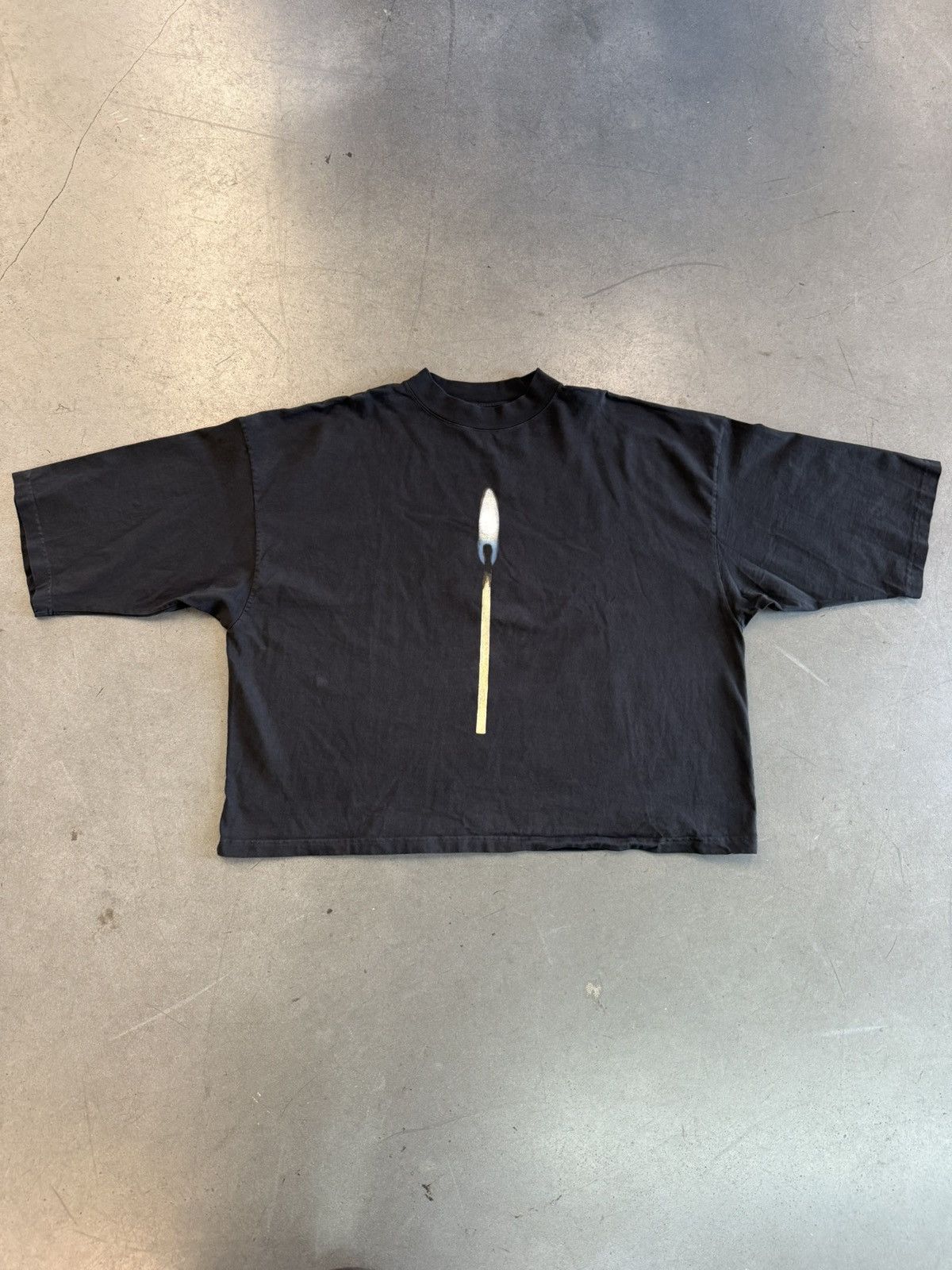 トップス Donda2 Lit Match Tee M Kanye West DONDA 2 Lit Match T-shirt Black Men's - US