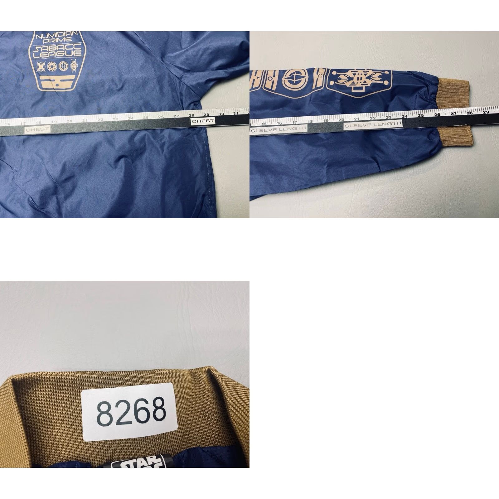 Star Wars Star Wars NWT CultureFly Numidian Prime Sabacc League Blue Track Jacket Mens 3XL Size US XXL / EU 58 / 5 - 9 Thumbnail