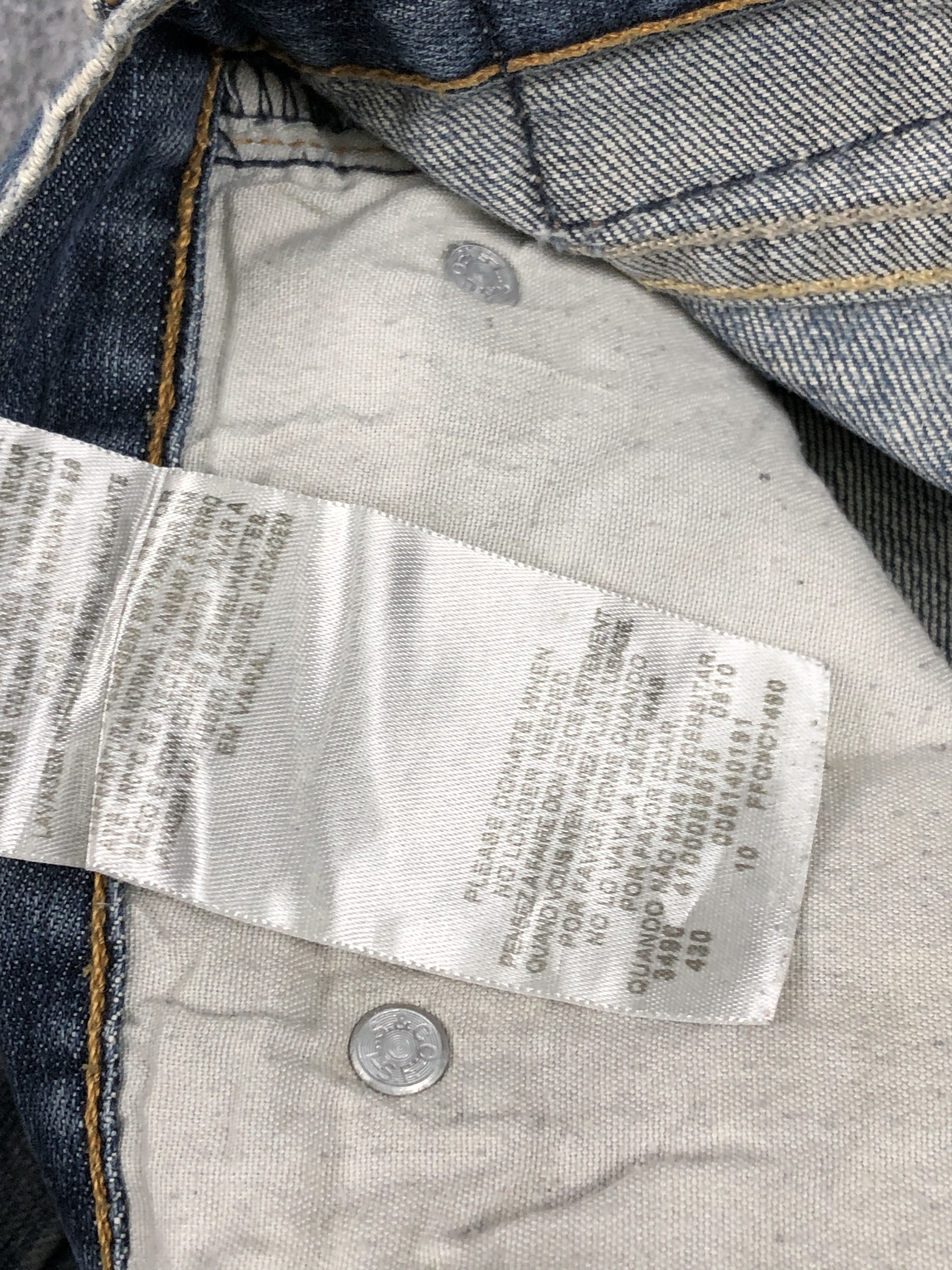 Levi's × Vintage Vintage Dirty Wash Levis 514 Slim Straight Jeans DP2462 Size US 33 - 10 Thumbnail