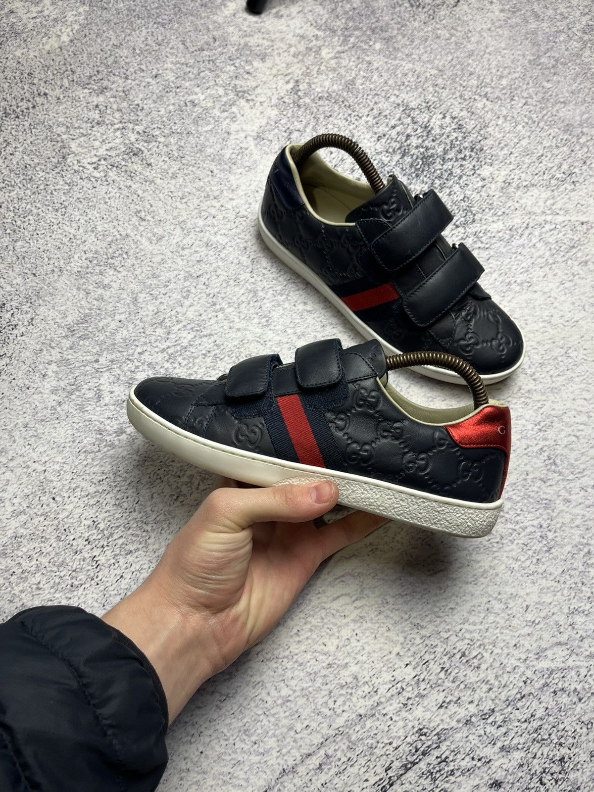 Gucci Vintage Gucci Leather Sneaker Y2K Rare Luxury 455496 Size US 6.5 / EU 39-40 - 4 Thumbnail