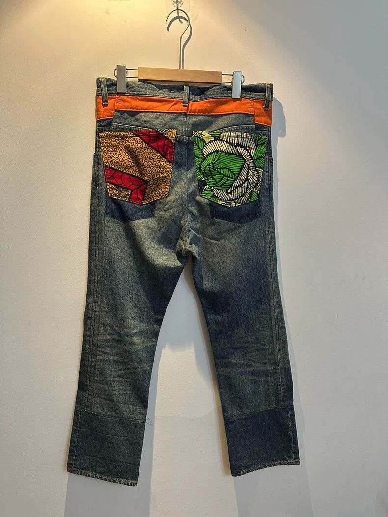 Junya Watanabe Junya Watanabe Patchwork Denim Jeans Size US 26 / EU 42 - 2 Thumbnail