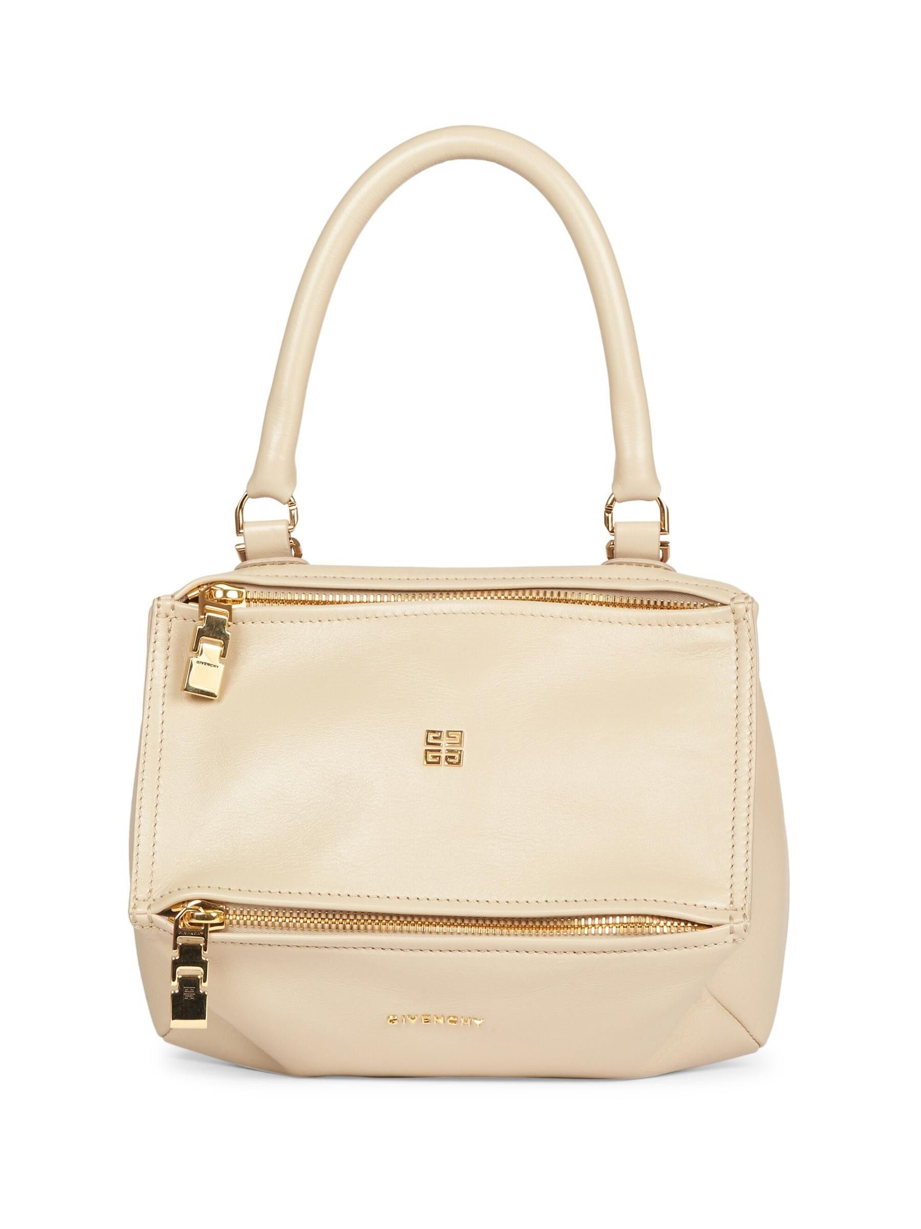 Givenchy o1srvl11e0625 Size:OS/Small Pandora Crossbody Bag in Beige Size ONE SIZE - 1 Thumbnail