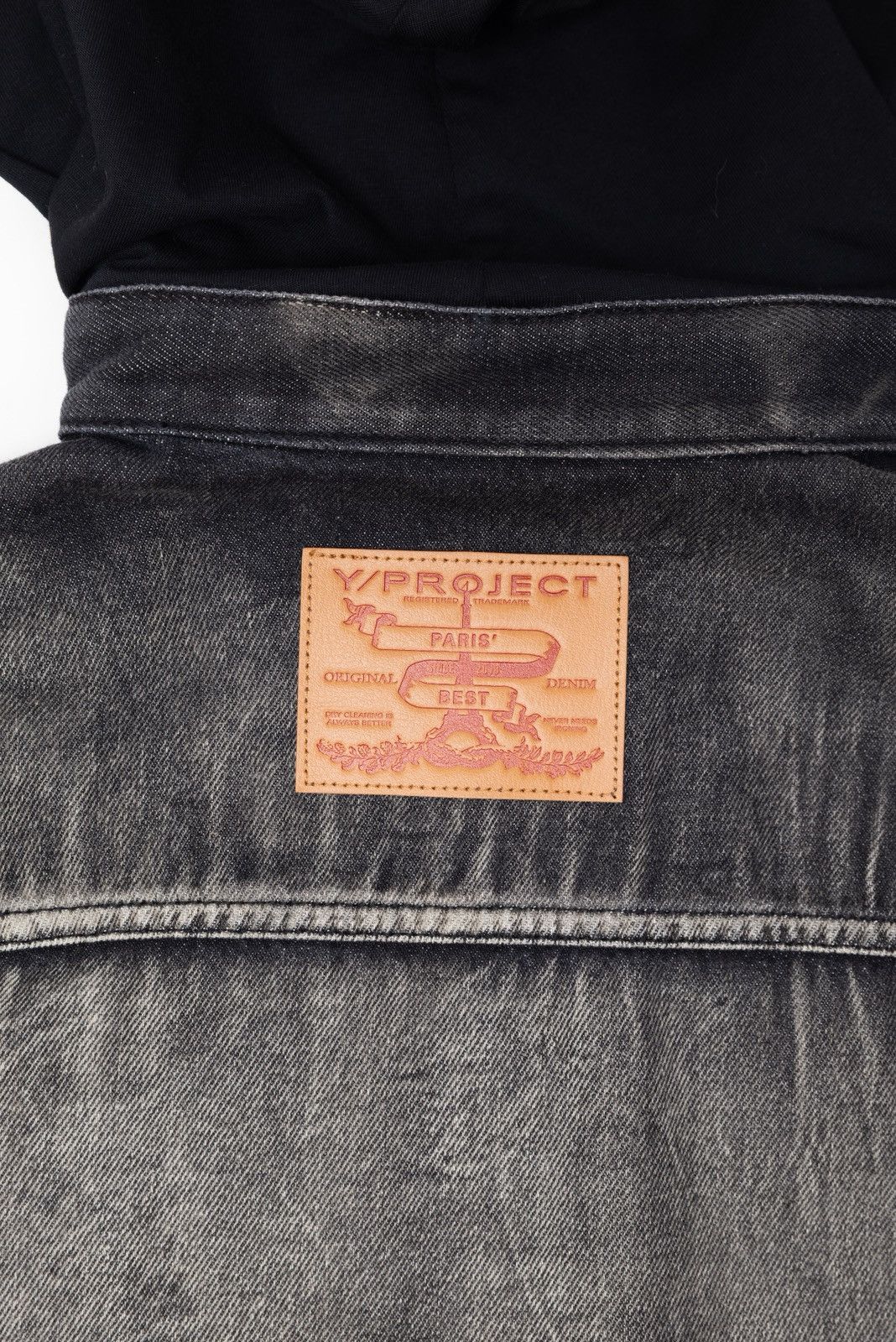 Y/Project Y/ Project Hooded Denim Shirt Size US L / EU 52-54 / 3 - 8 Thumbnail