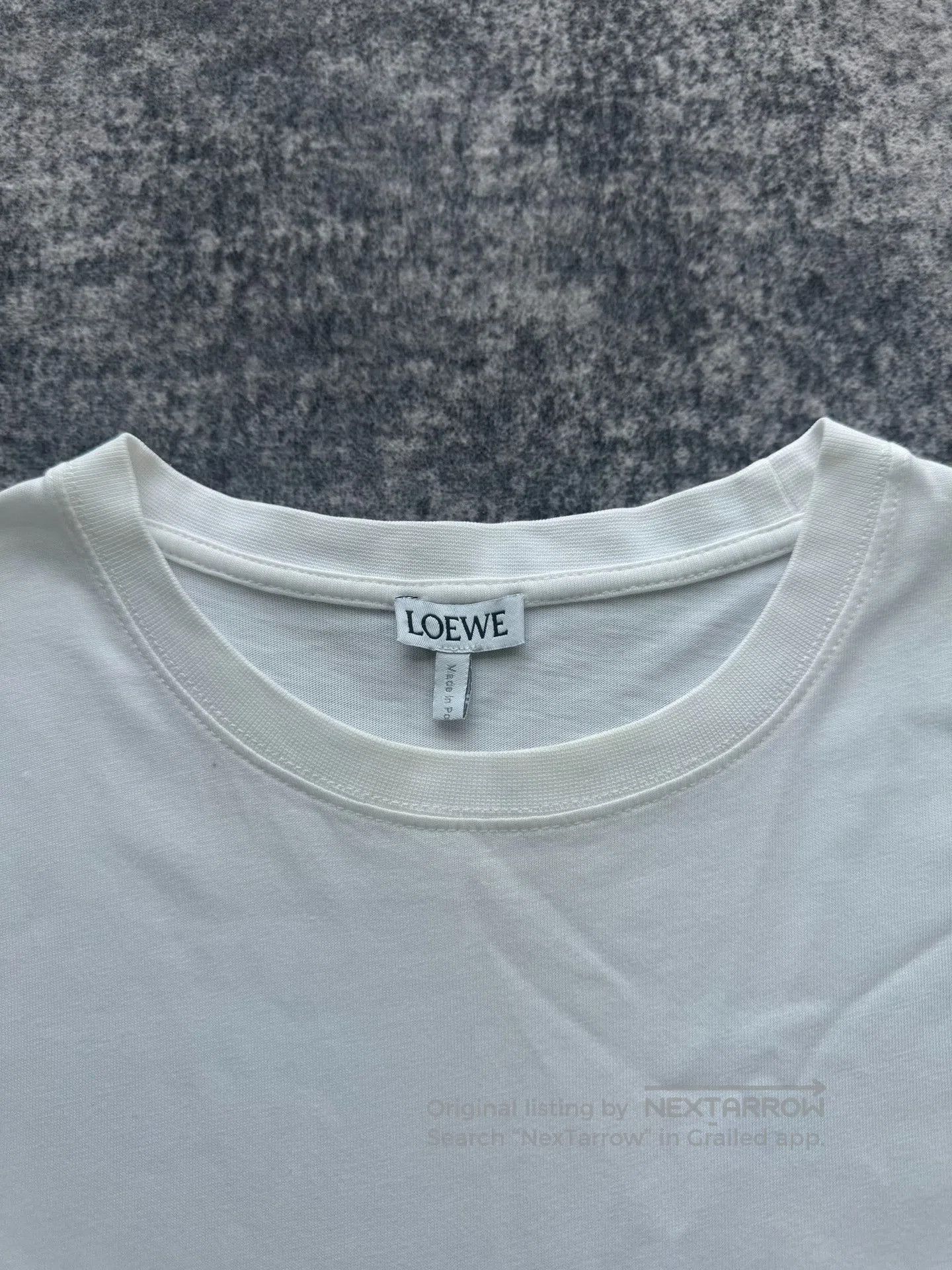Loewe Loewe White Embroidered Logo Short Sleeve. Size XS / US 0-2 / IT 36-38 - 5 Thumbnail