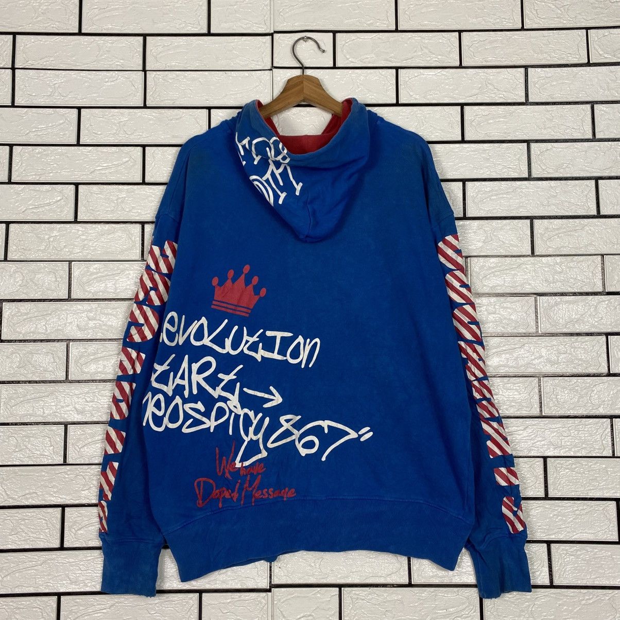Defective Struct 📌Vintage Zipper Hoodie Defectibe Struct Punk Design Size US L / EU 52-54 / 3 - 10 Thumbnail