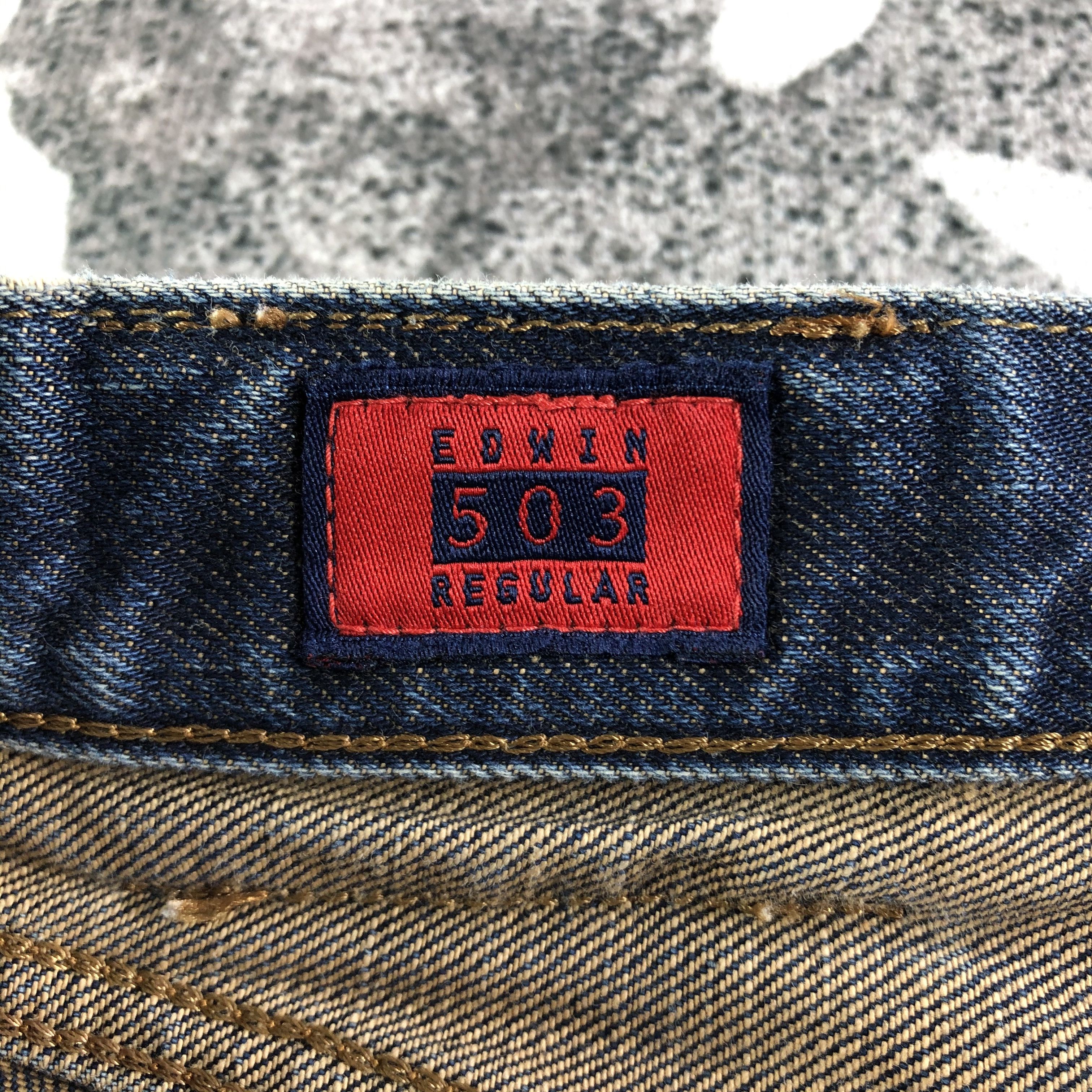 Vintage Edwin Jeans Distressed Denim KJ2200