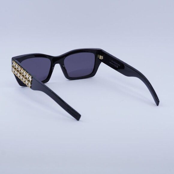 Givenchy 🕶️ New Givenchy GV40077I 01A Sunglasses - Shiny Black Size ONE SIZE - 8 Thumbnail
