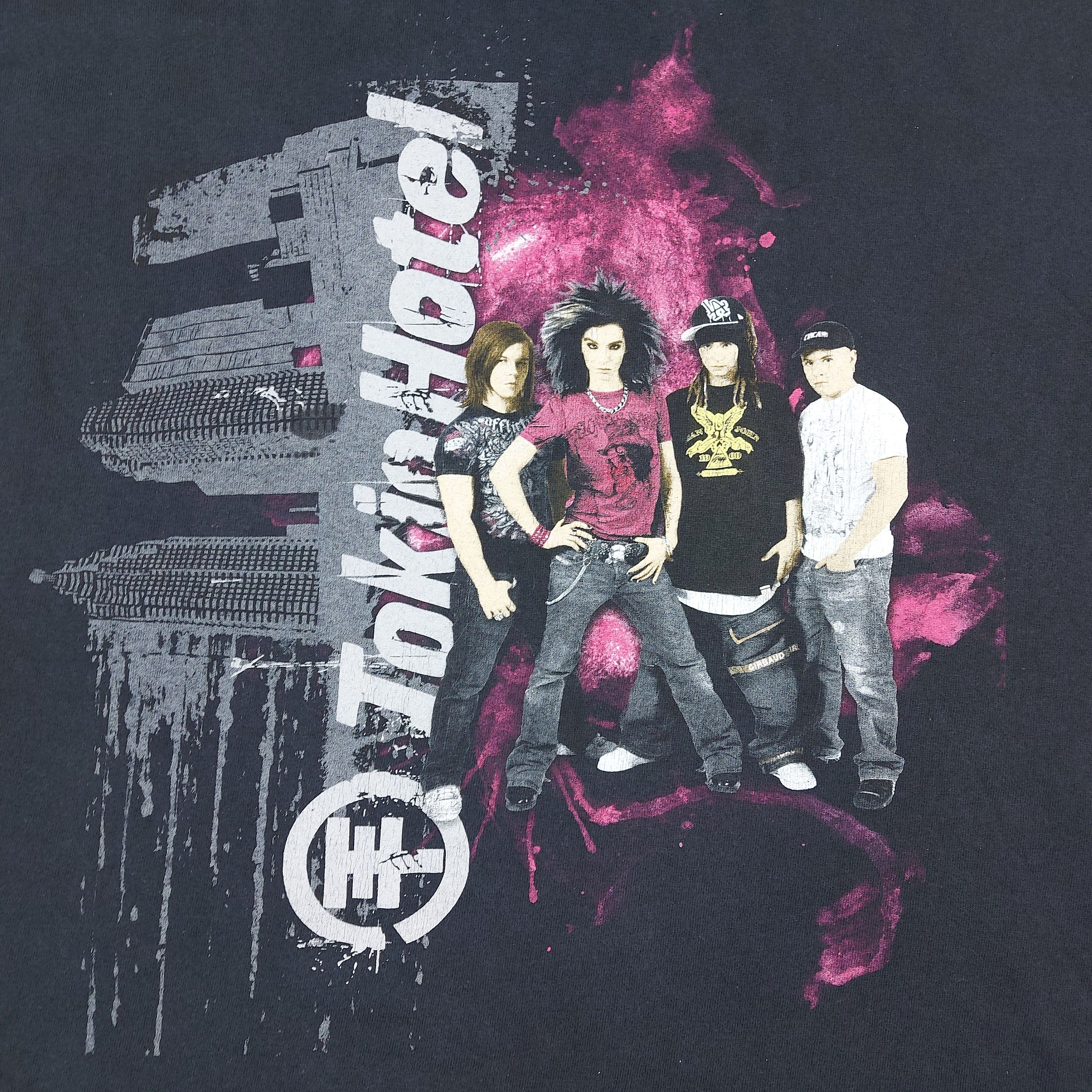 Band Tees Vintage 2007 Tokio Hotel Band Concert Tour Official TEE Size US XL / EU 56 / 4 - 2 Thumbnail