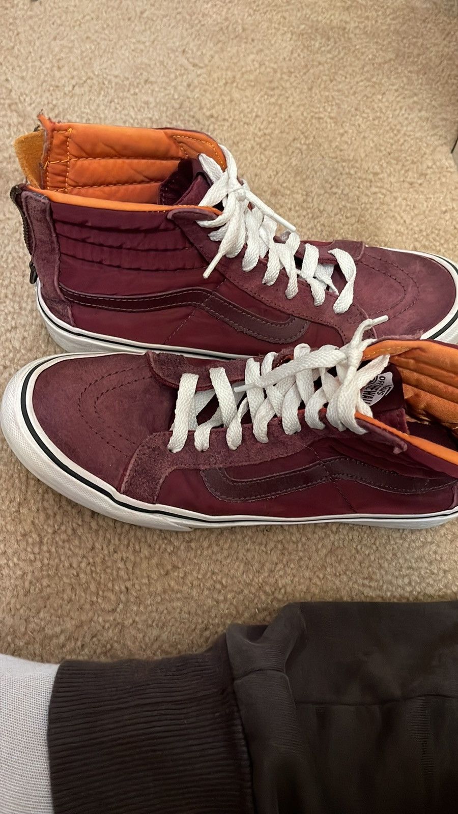 Vans Men’s High Top Vans Zip-Up sz8.5 Size US 8.5 / EU 41-42 - 2 Thumbnail