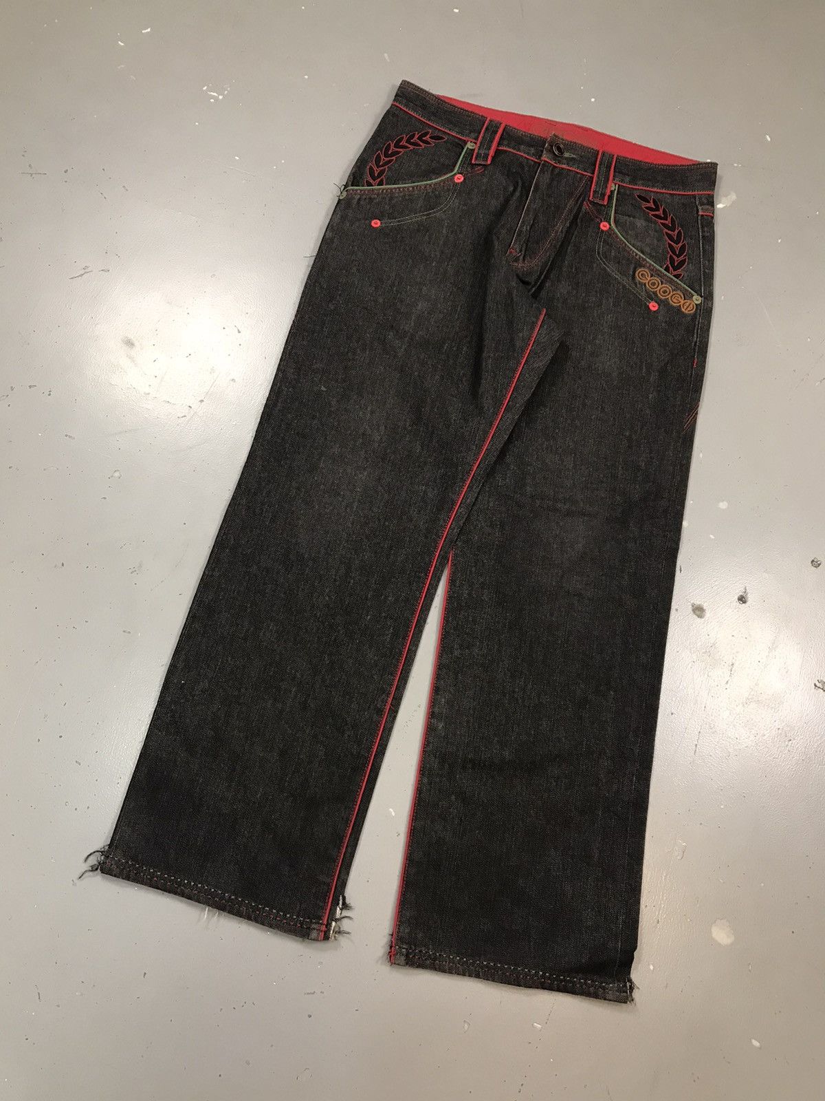 Coogi × Vintage Vintage Coogi leaf embroidered straight fit denim Size US 36 / EU 52 - 3 Thumbnail