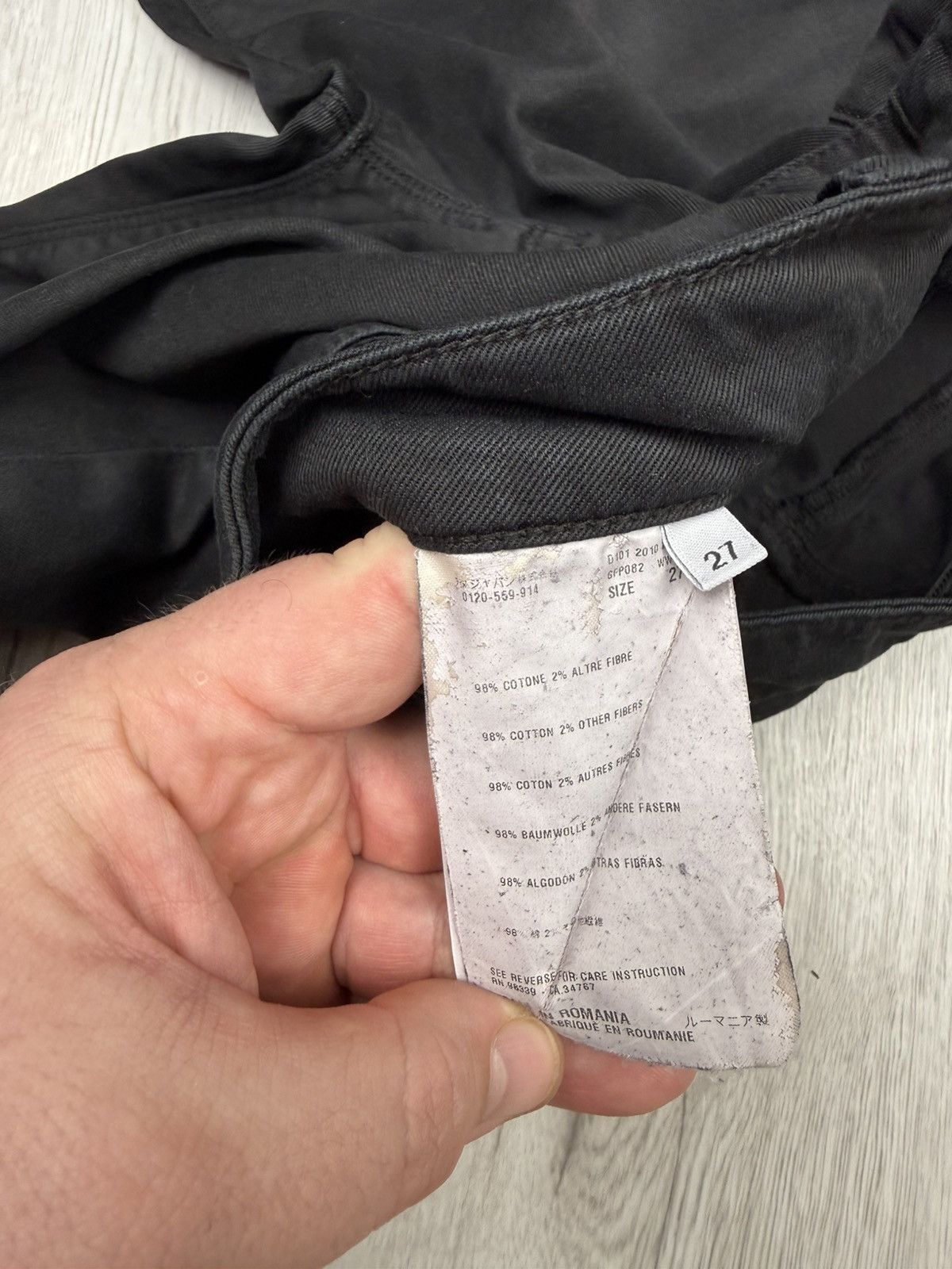 Prada Prada Milano Black Denim Pants Women’s Slim Jeans Size 27 Size 27" / US 4 / IT 40 - 15 Thumbnail