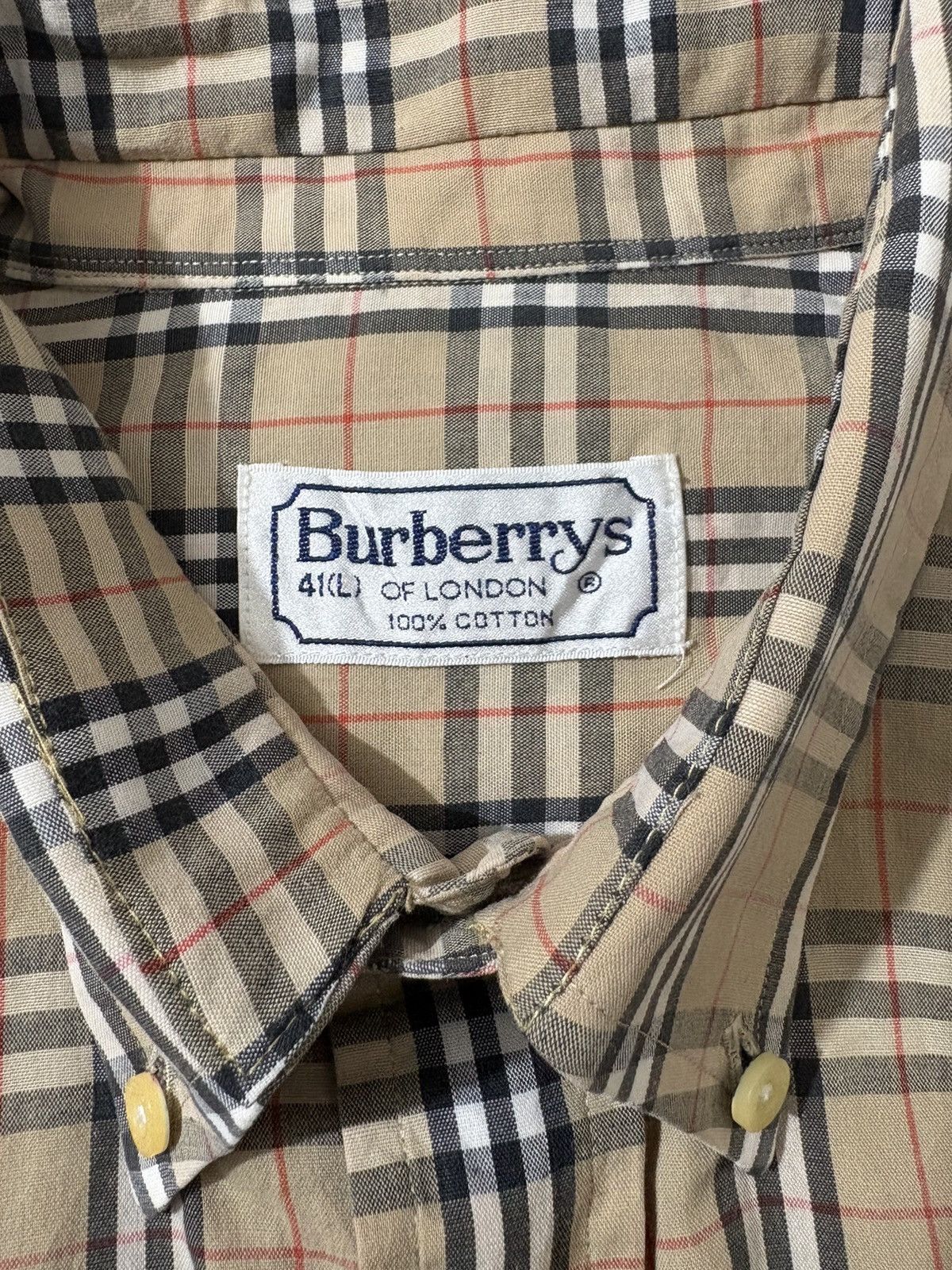 Burberry Burberrys of london x Vintage Nova check x half sleeve shirt Size US XS / EU 42 / 0 - 4 Thumbnail