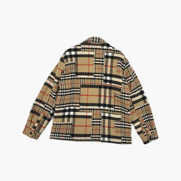 Burberry Burberry Burberry SS22 Plaid Wool Long Sleeve Shirt-2507 Size US L / EU 52-54 / 3 - 3 Thumbnail