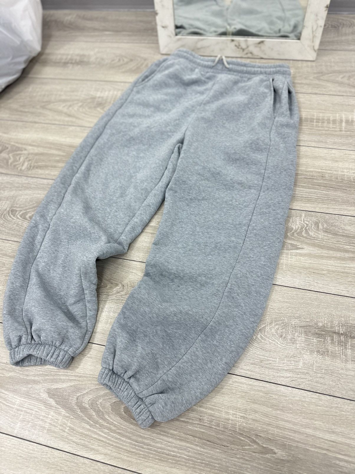 Vintage Vintage Gray Baggy Russel Style Sweatpants Y2K Size US 32 / EU 48 - 4 Thumbnail
