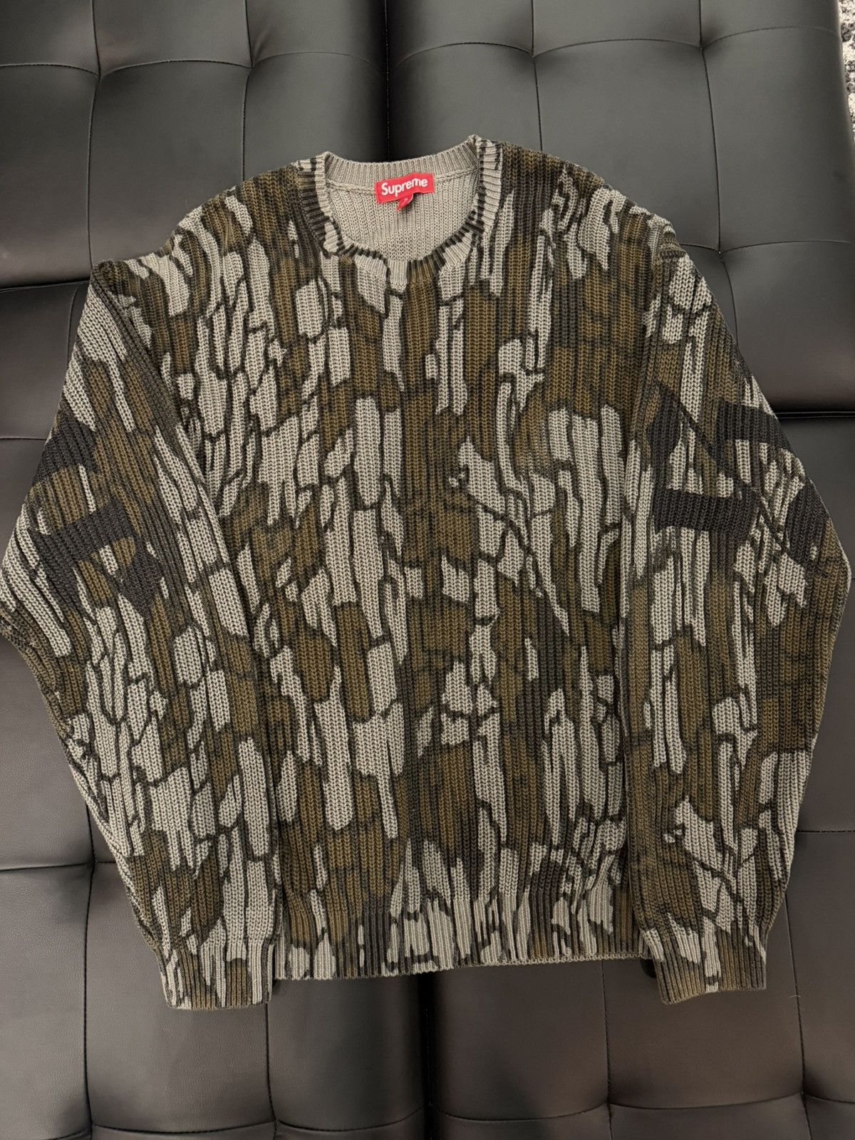 Supreme Size XL - Supreme Old English Printed Sweatshirt Mossy Oak Size US XL / EU 56 / 4 - 1 Thumbnail