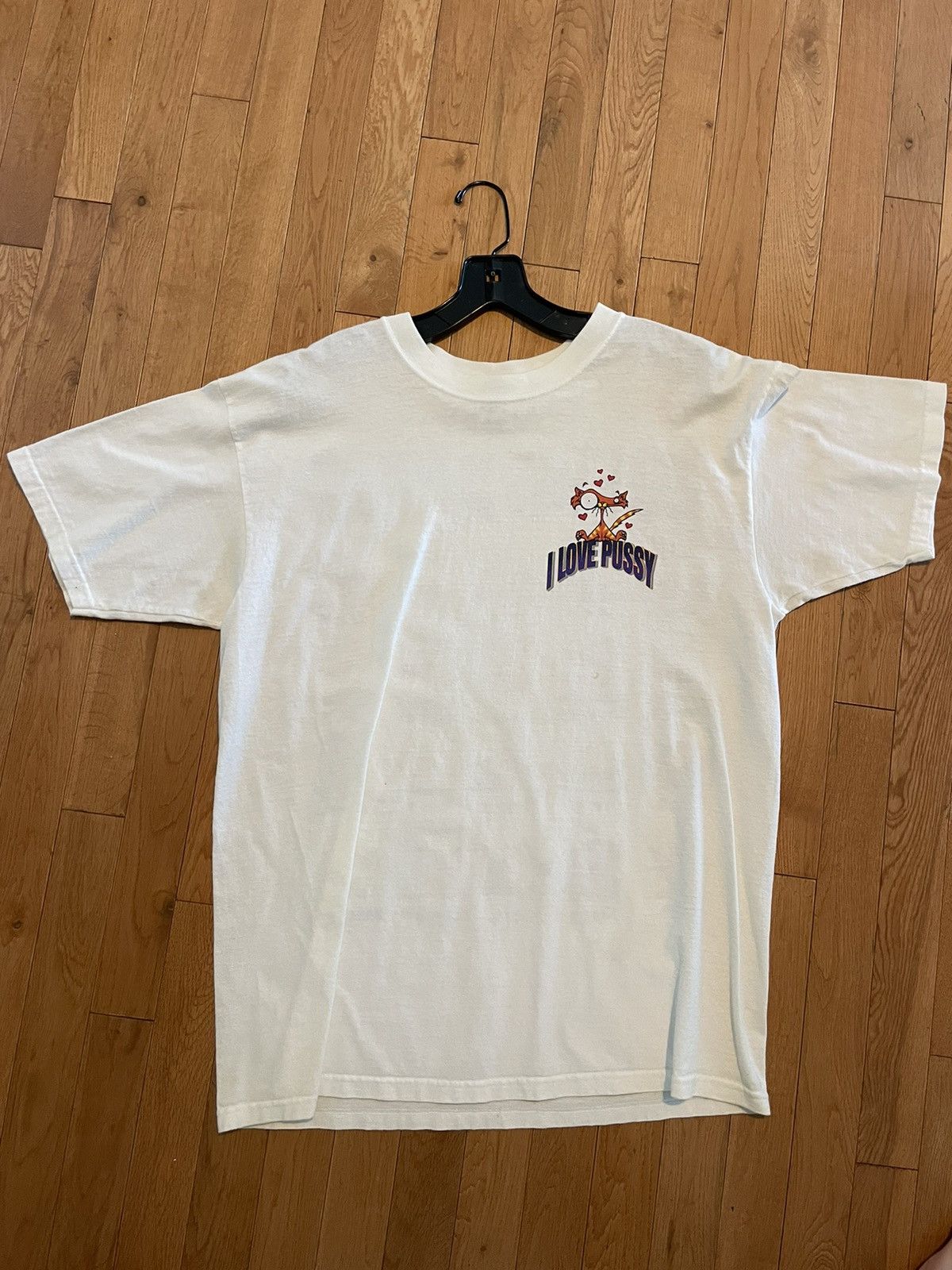 Anvil × Vintage Vintage “I Love Pussy” tee circa 2000 Size US L / EU 52-54 / 3 - 1 Thumbnail