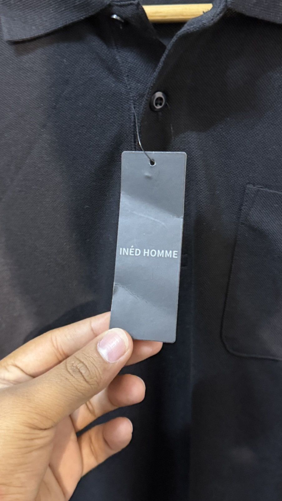 Yohji Yamamoto NEED GONE‼️ DEADSTOCK INED HOMME BY YOHJI YAMAMOTO POLO SHIRT Size US L / EU 52-54 / 3 - 4 Thumbnail